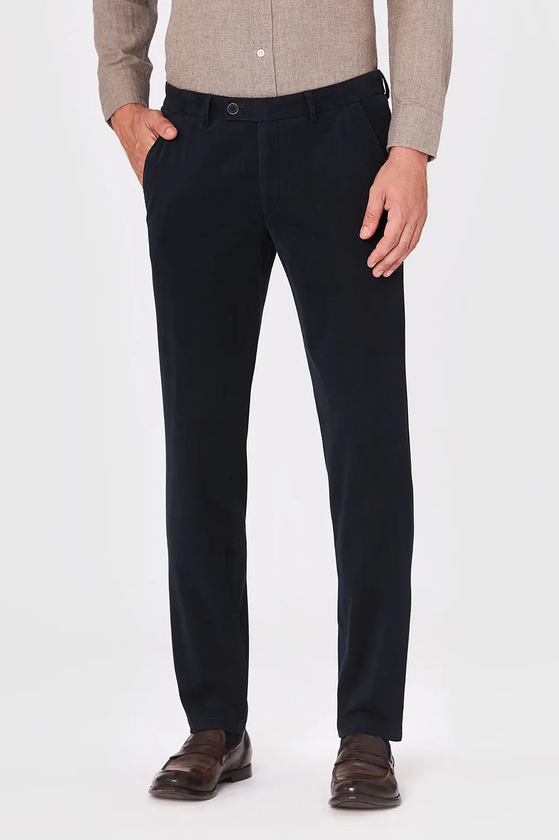 HILTL Soft Stretch Cotton Twill Chino Pants Trento