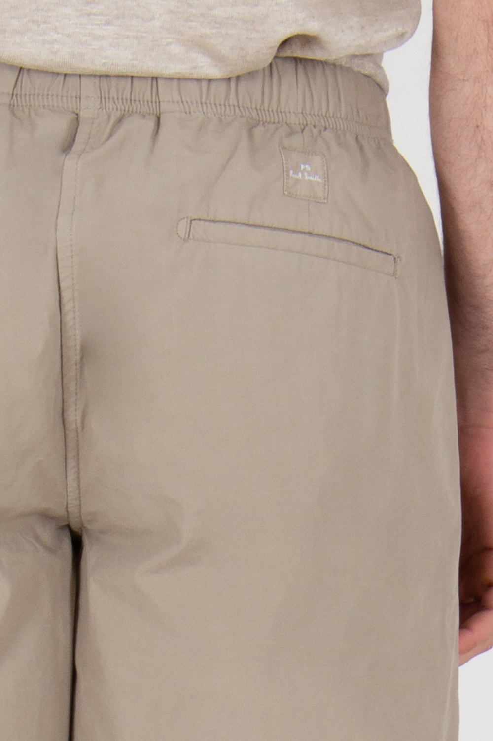 PAUL SMITH Regular Fit Organic Cotton Drawcord Shorts