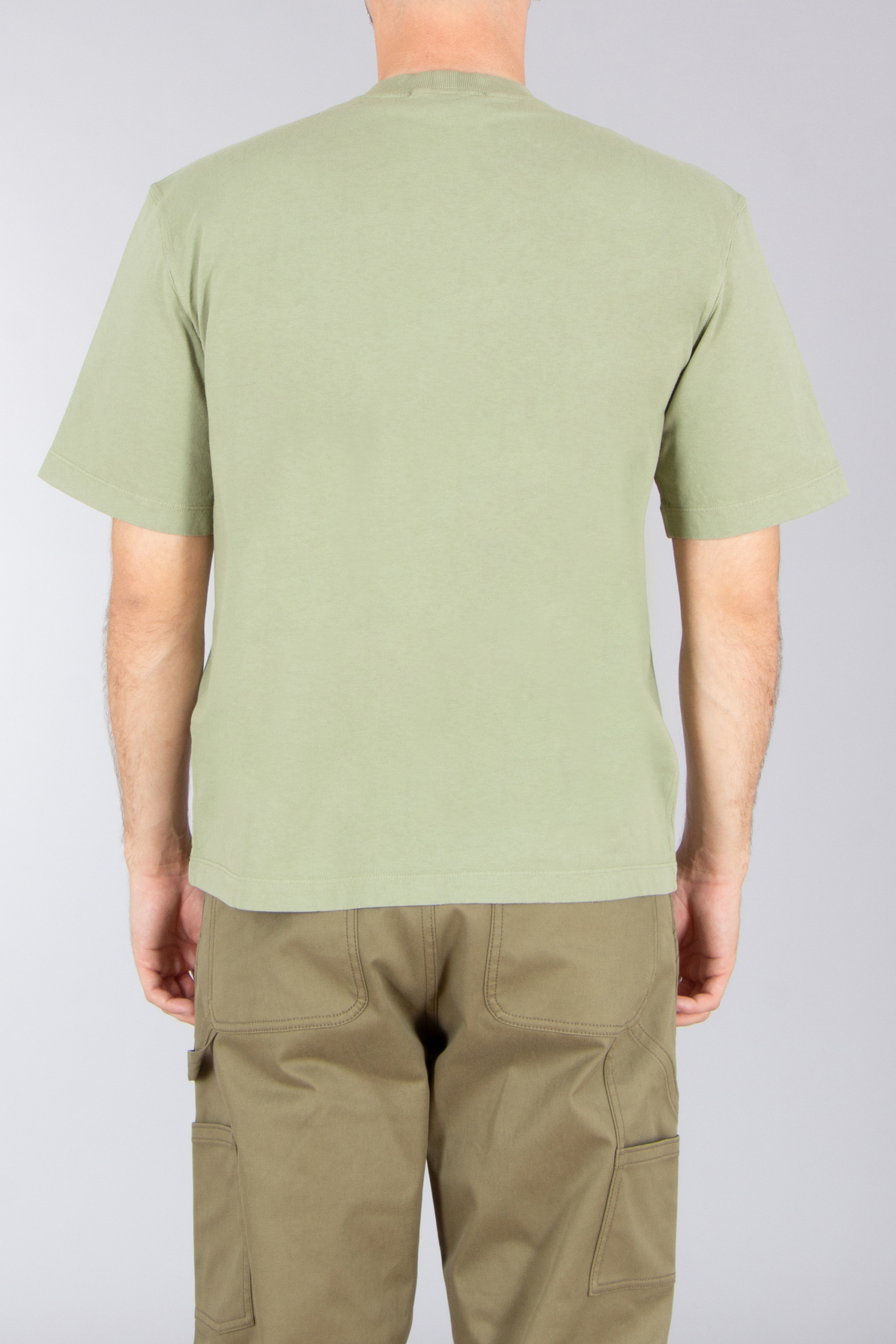 STONE ISLAND Regular Fit Combed Organic Cotton Jersey T-Shirt T-shirt, Khaki, Erwachsener, Mann, Person