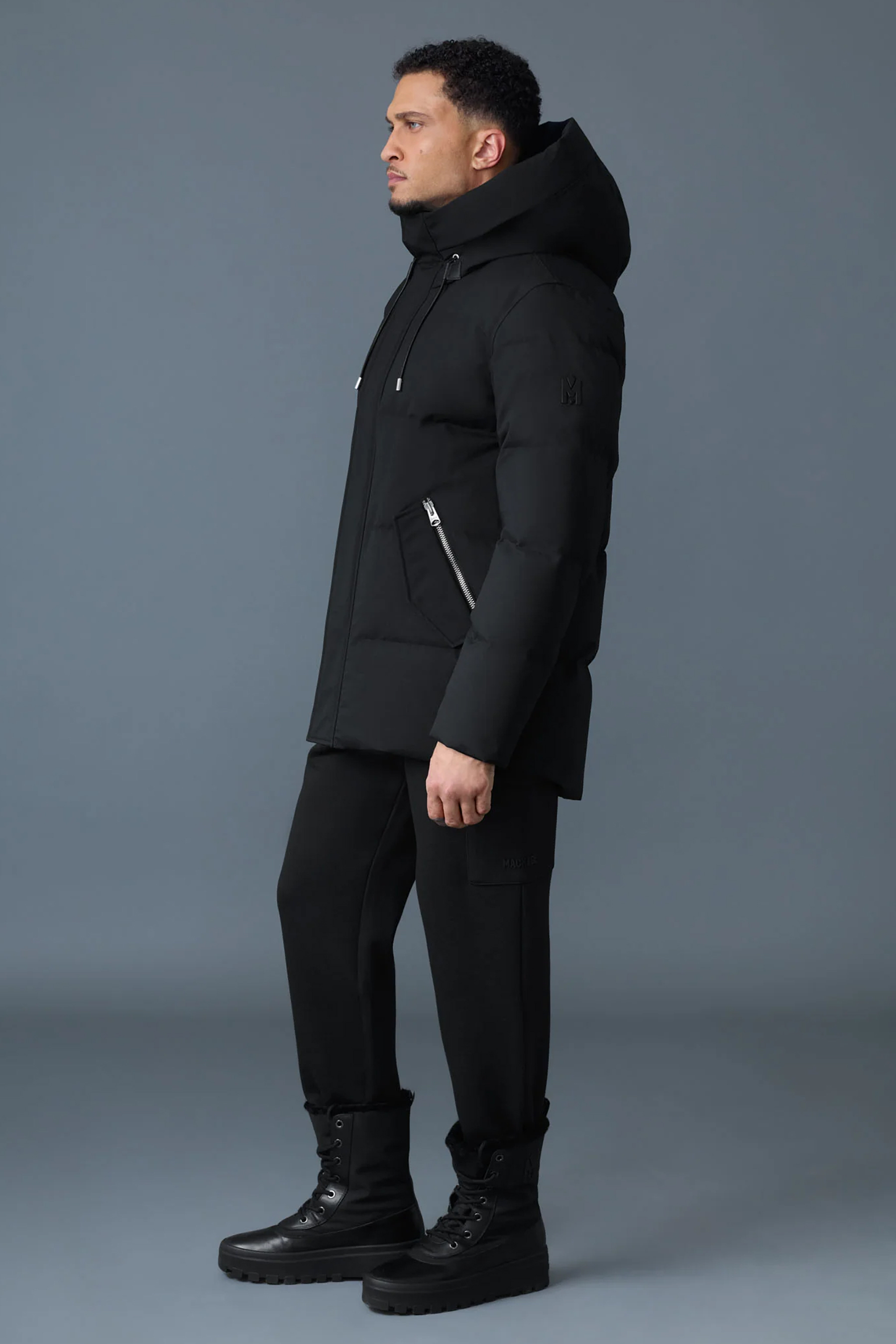 MACKAGE Regular Fit 2-in-1 Nylon Blend Lustrous Light Down Jacket Graydon Mantel, Formelle Kleidung, Anzug, Jacke, Person