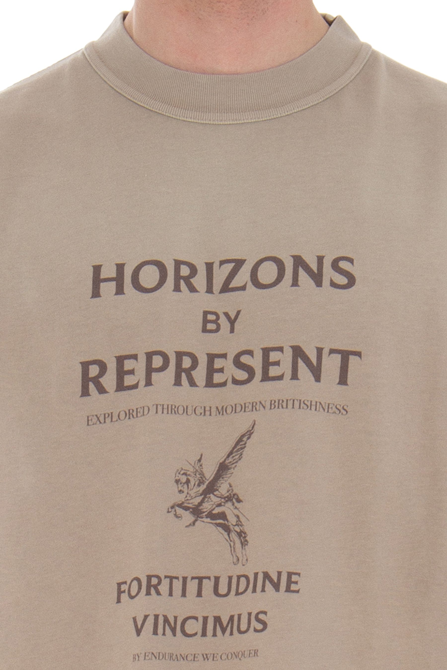 REPRESENT Horizons Print Cotton T-Shirt REPRESENT Horizons Print Cotton T-Shirt