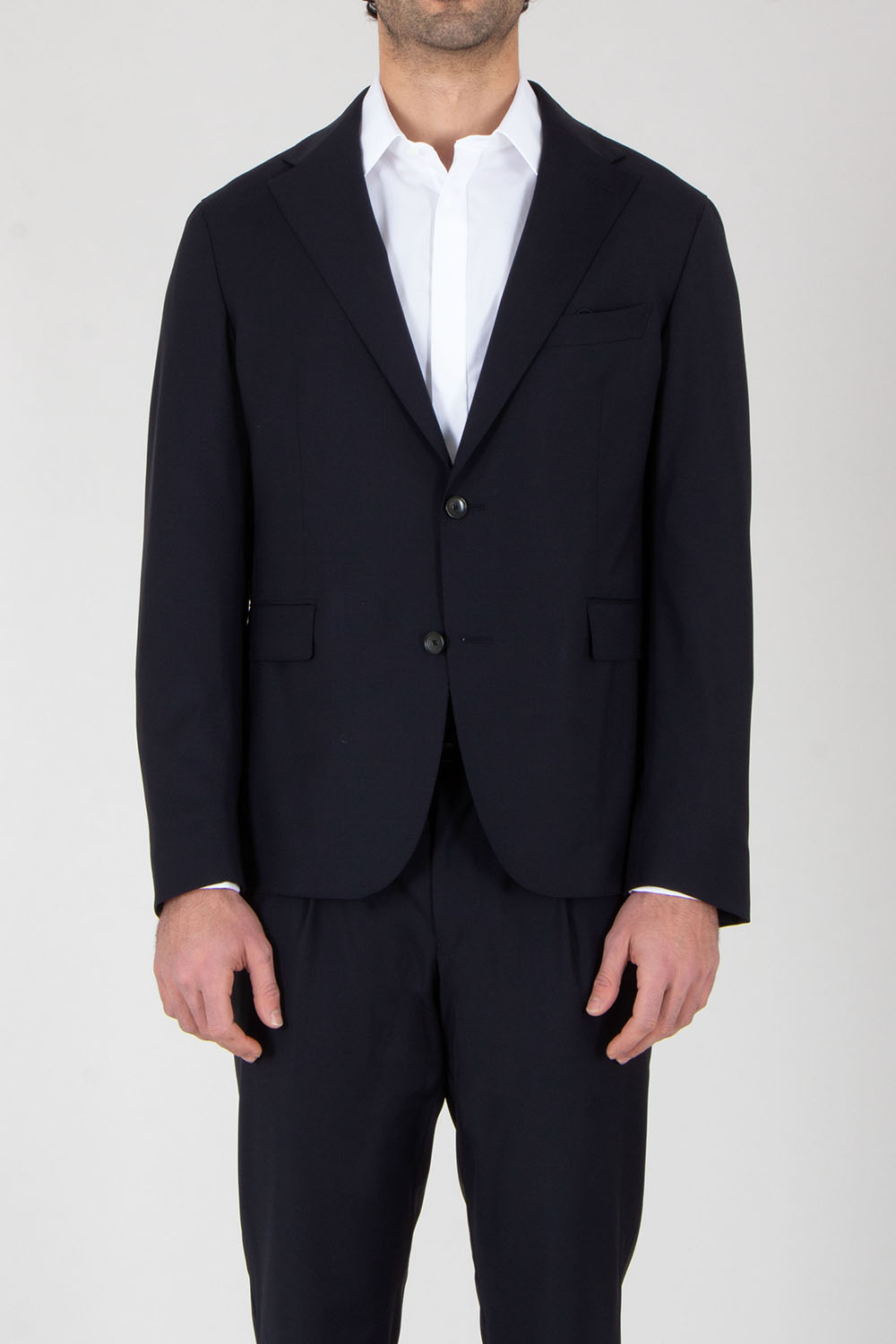 DRESSLER Regular Fit D-Tech Virgin Wool Stretch Jacket Sentu