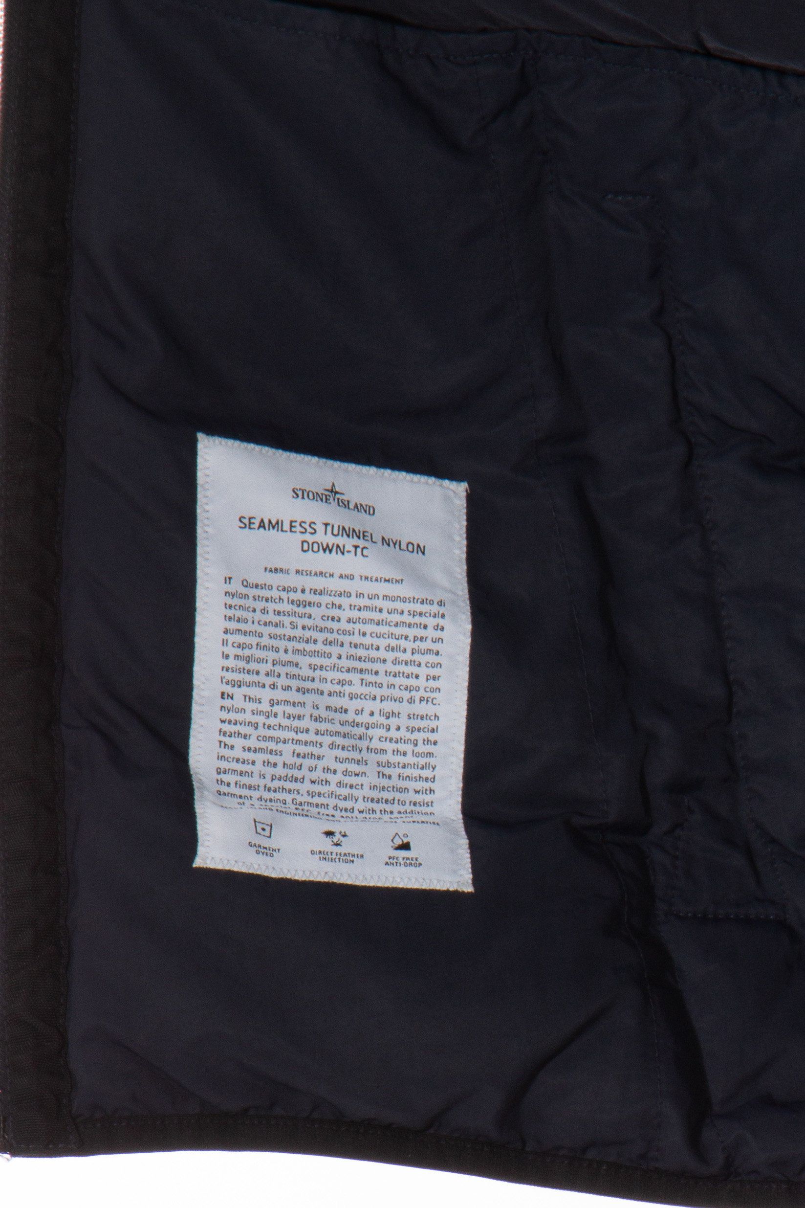 STONE ISLAND Seamless Tunnel Nylon Down Jacket STONE ISLAND Seamless Tunnel Nylon Down Jacket