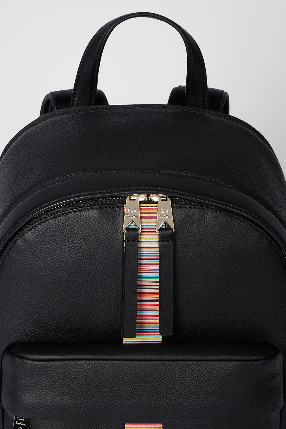 PAUL SMITH Leather 'Signature Stripe' Backpack