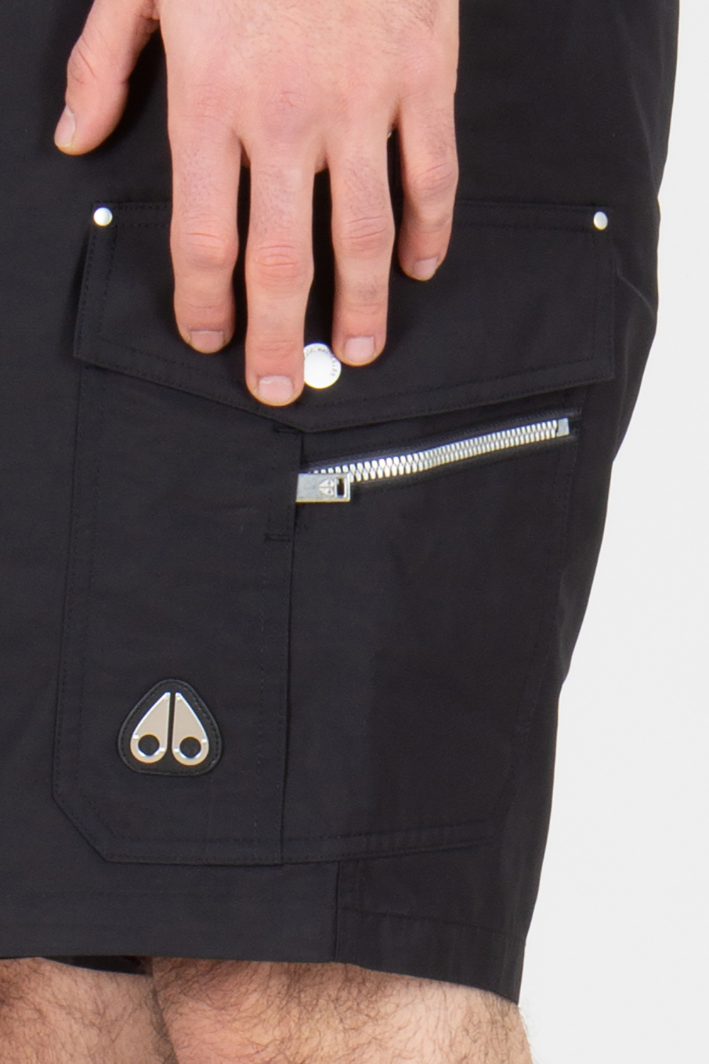 MOOSE KNUCKLES Regular Fit Technical Fabric Cargo Shorts Brady Slick