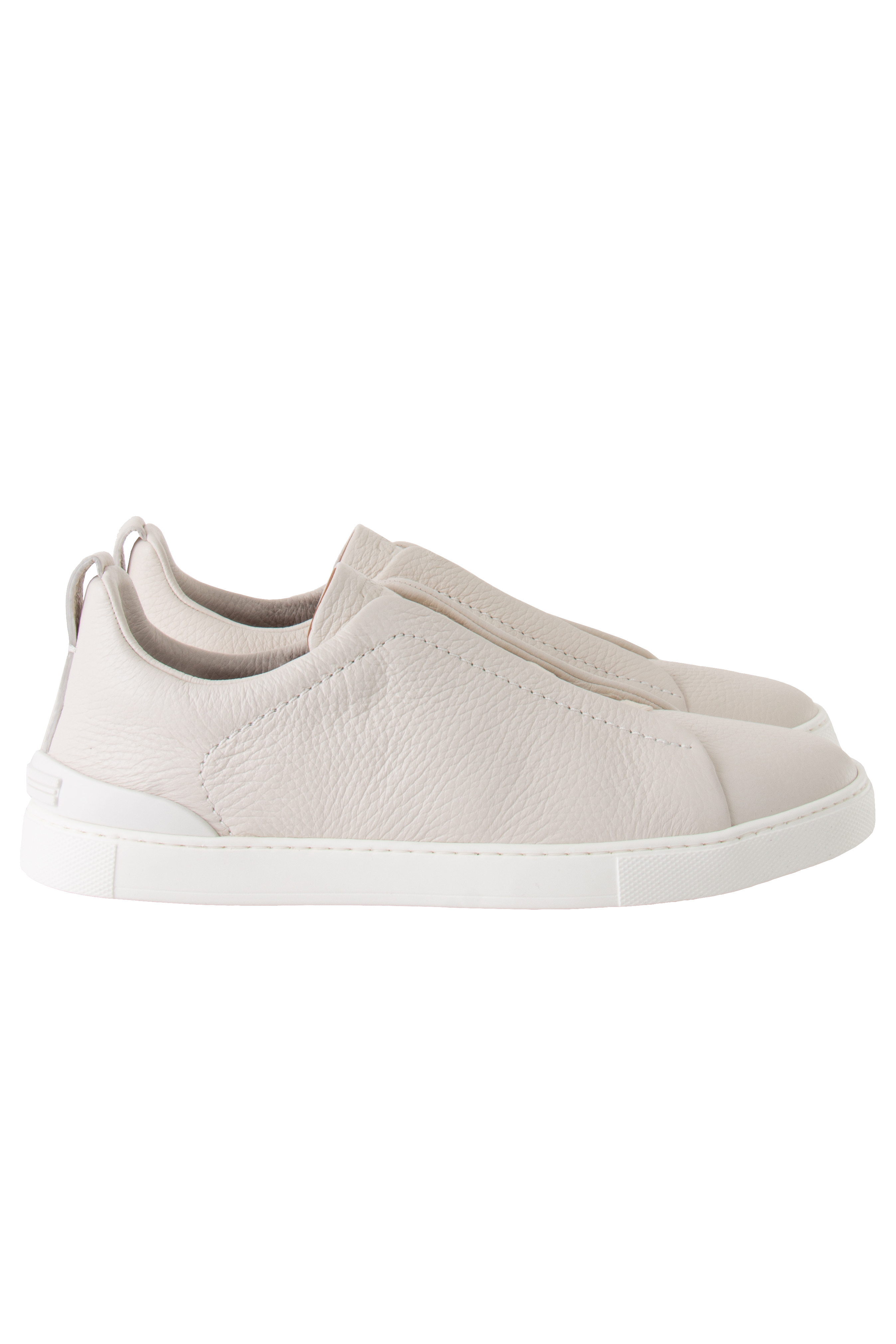 ZEGNA Leather Sneakers Triple Stitch ZEGNA Leather Sneakers Triple Stitch