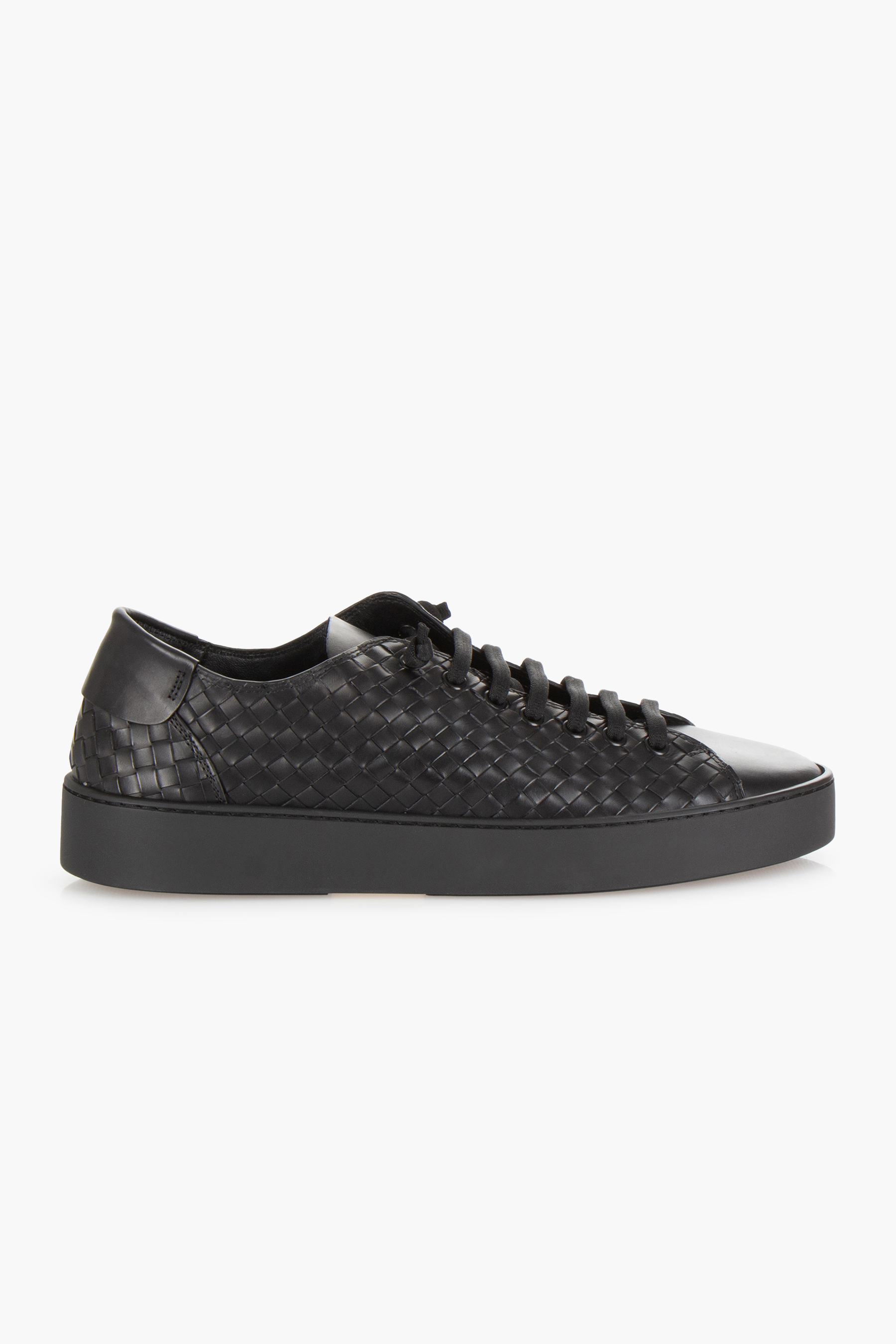 FABIANO RICCI Woven Leather Sneakers