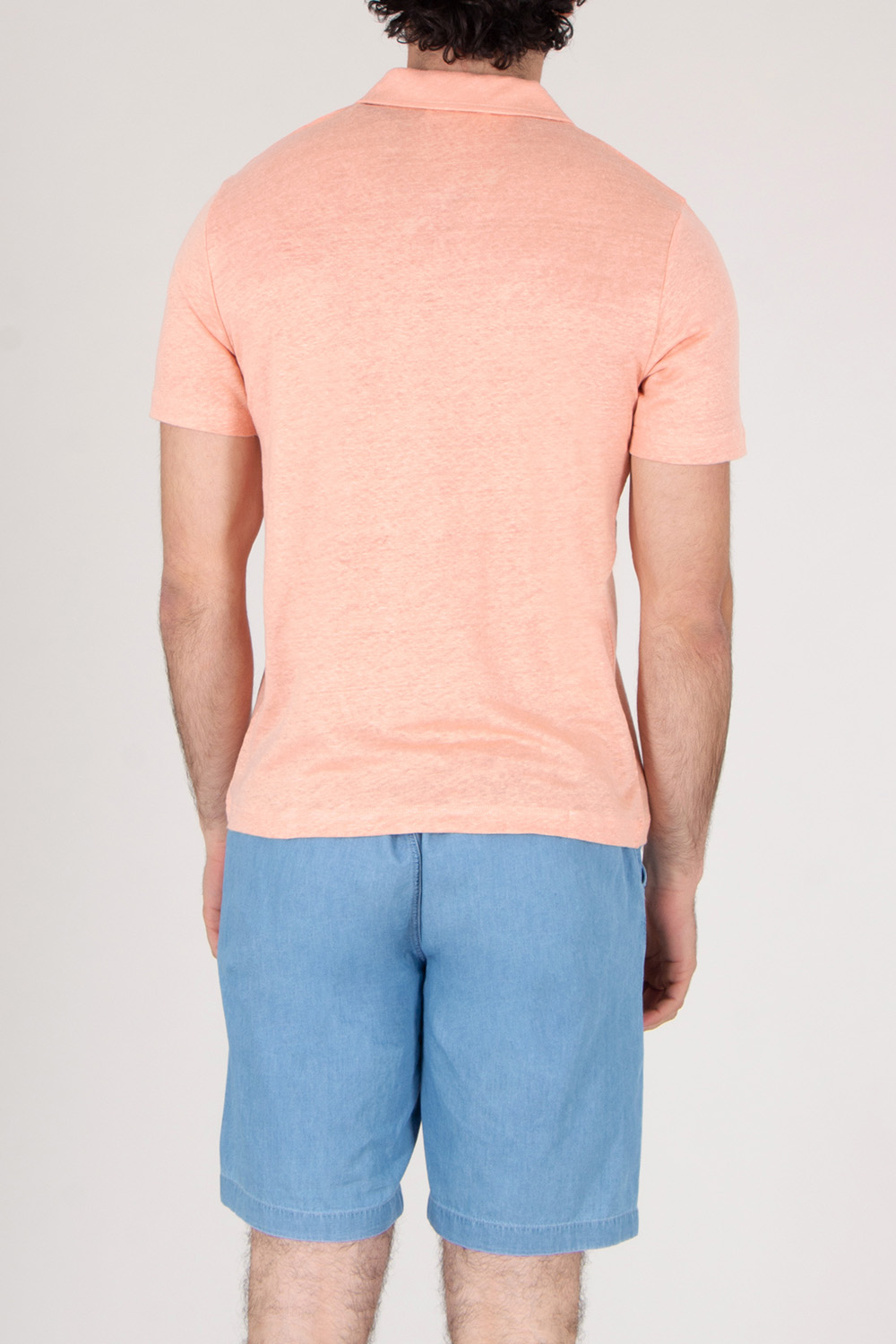 MC2 SAINT BARTH Regular Fit Linen Polo Shirt