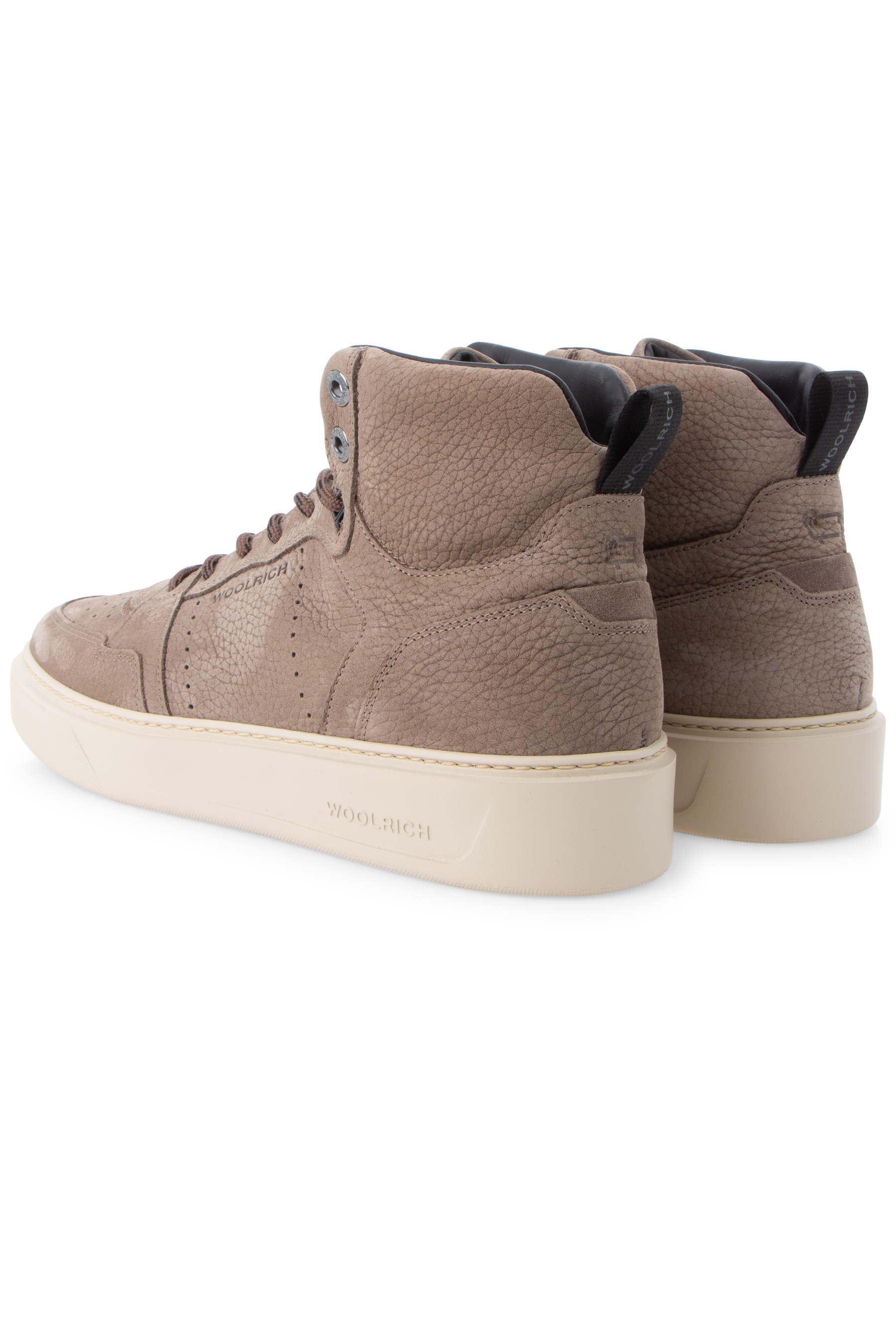 WOOLRICH Mid Leather Sneakers Classic Tennis WOOLRICH Mid Leather Sneakers Classic Tennis