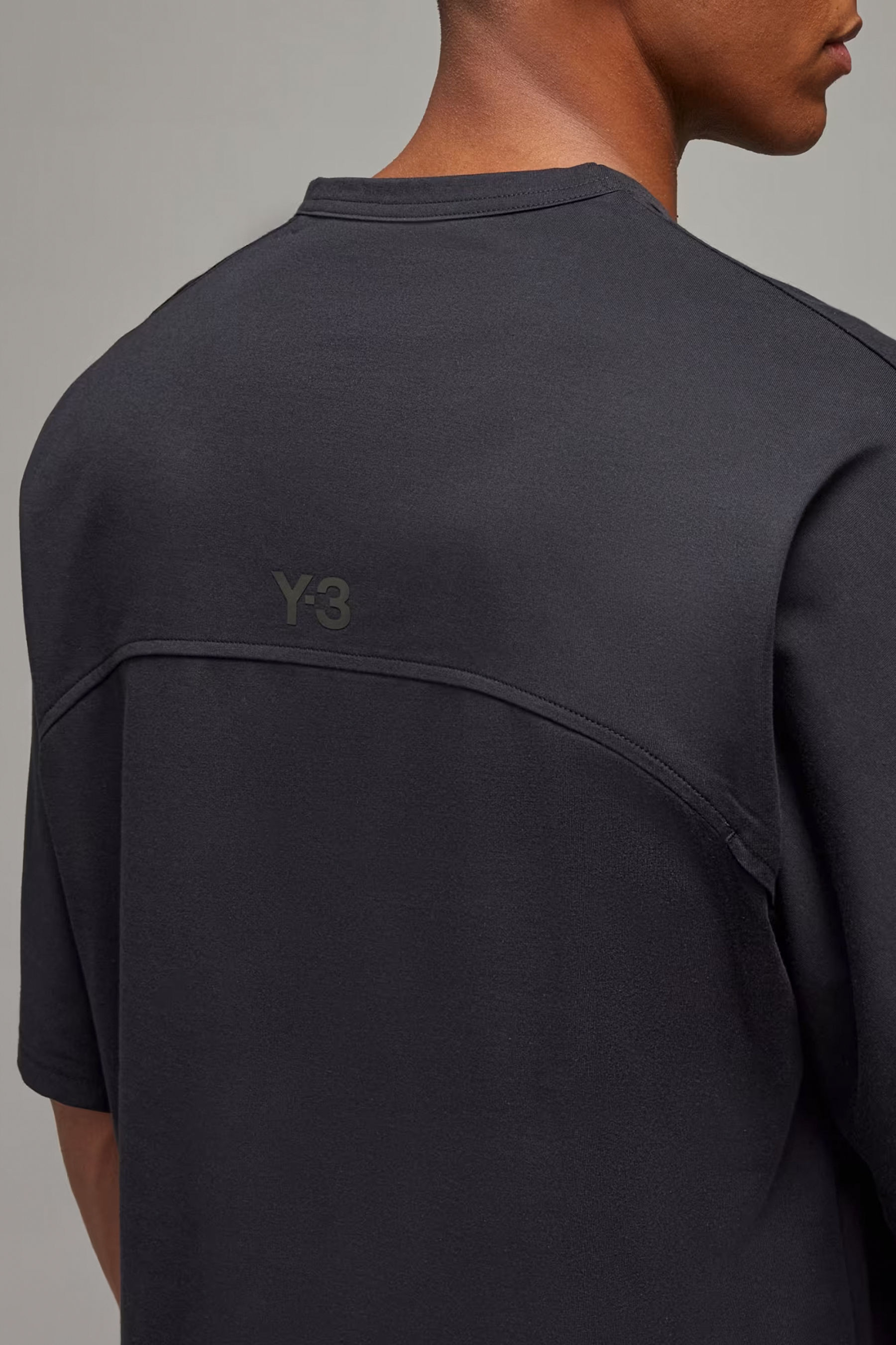 Y-3 Mesh 3S Cotton Blend Jersey T-Shirt Y-3 Mesh 3S Cotton Blend Jersey T-Shirt
