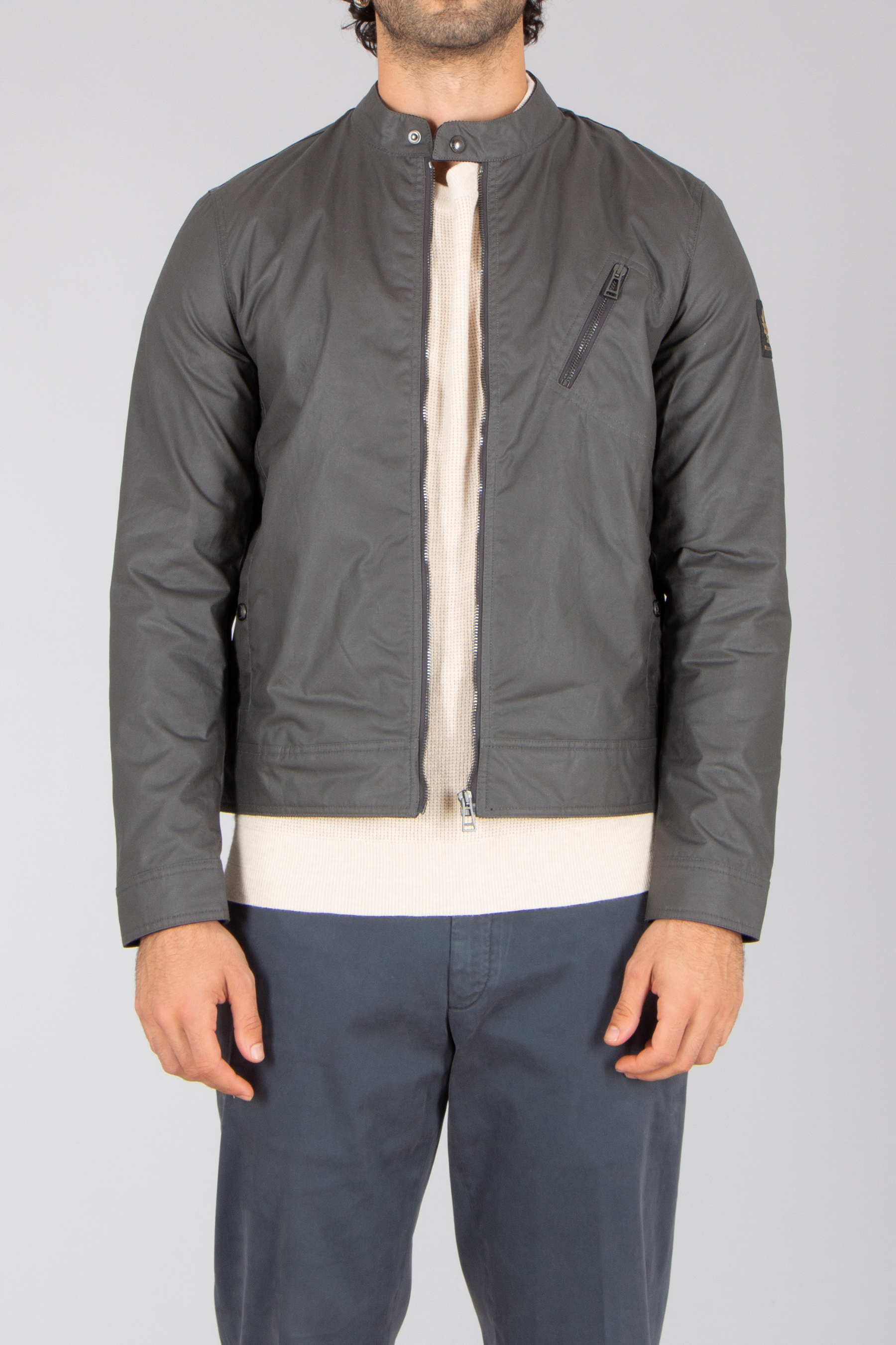 BELSTAFF Slim Fit Waxed Cotton Jacket Sideline Bekleidung, Mantel, Jacke