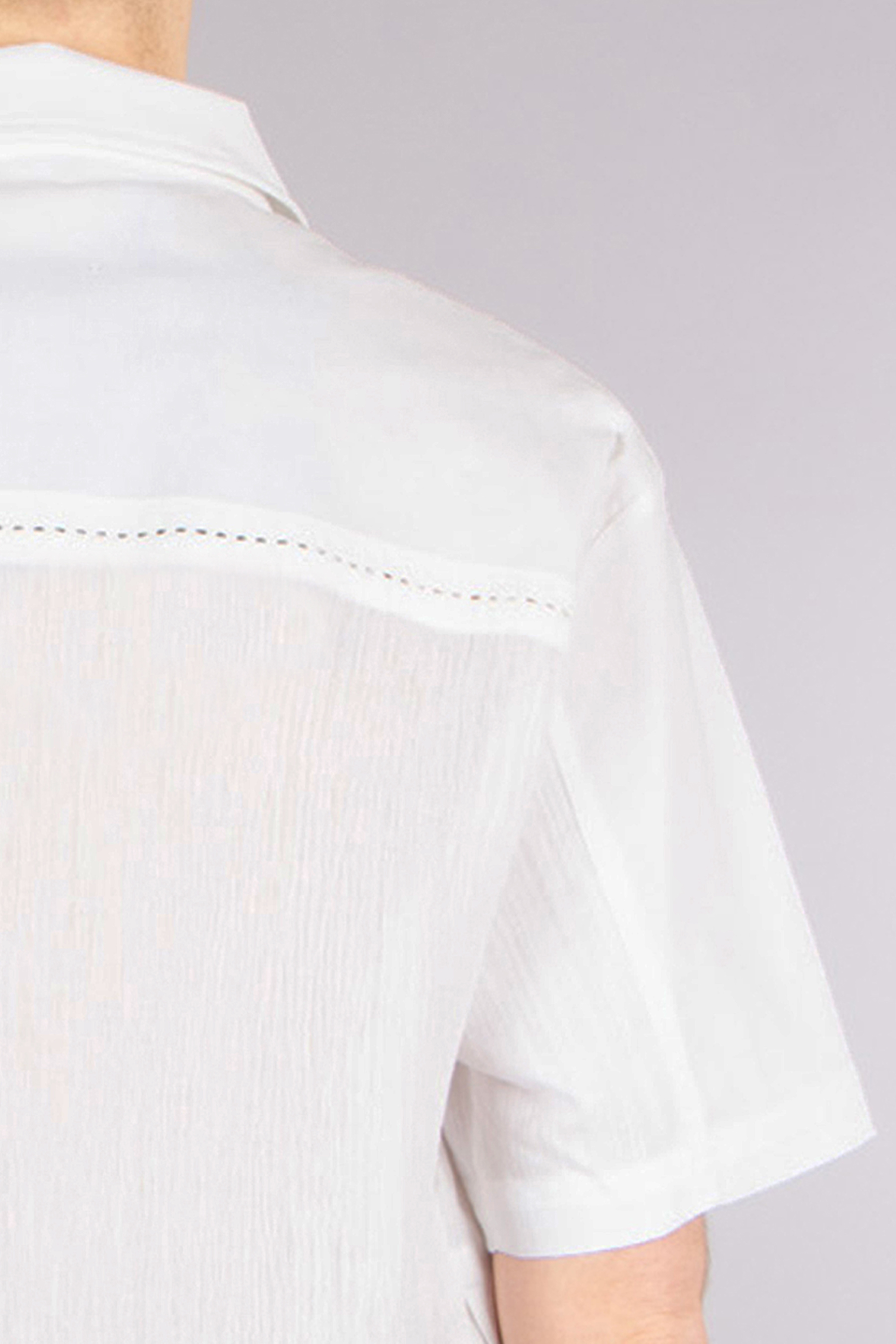 XLIM Relaxed Fit Cotton-Linen Blend Short-Sleeve Shirt XLIM Relaxed Fit Cotton-Linen Blend Short-Sleeve Shirt