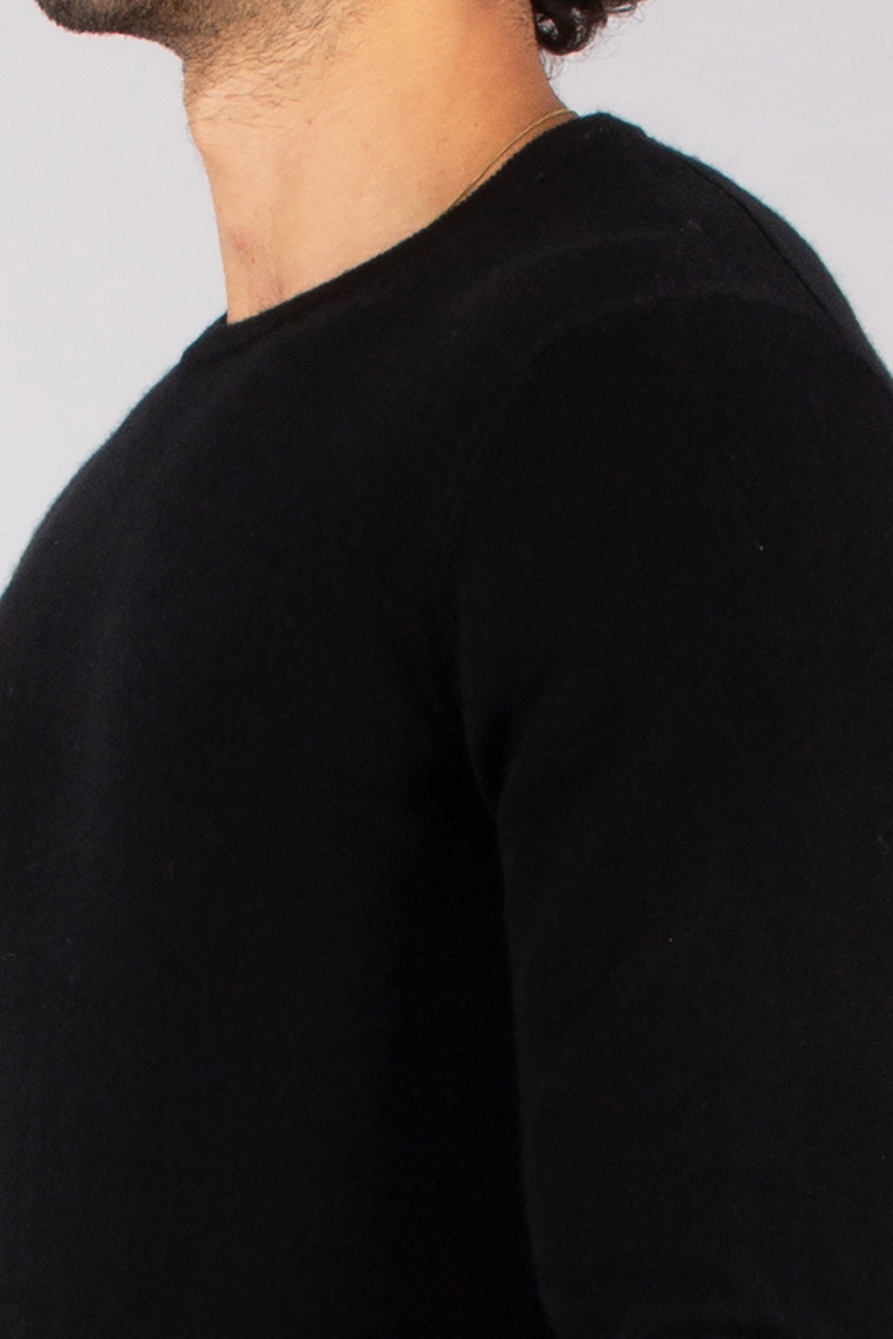 ALLUDE Regular Fit Cashmere Round Neck Sweater Langarm, Erwachsener, Männlich, Mann, Person