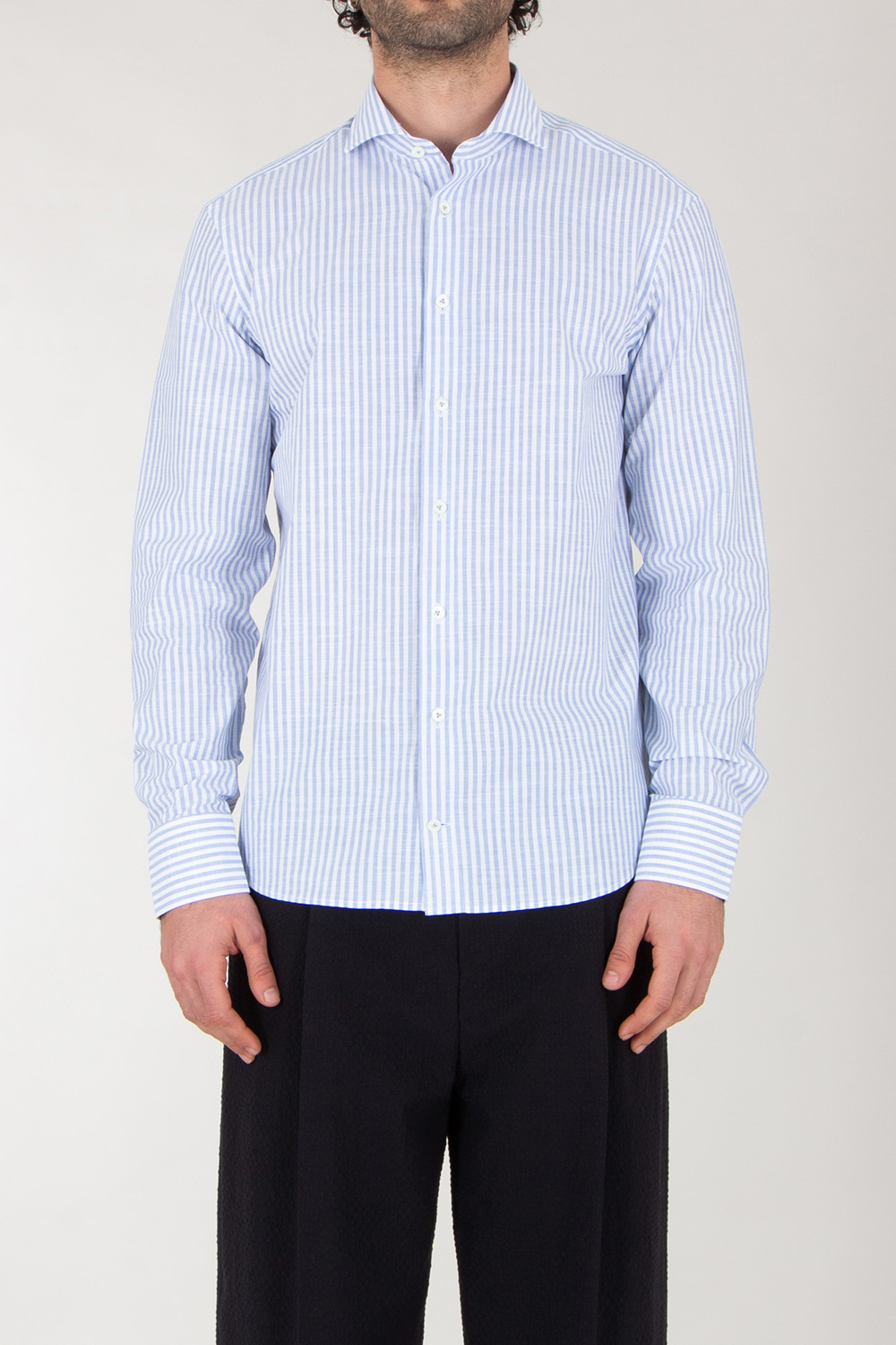 VAN LAACK Striped Cotton Shirt Reso