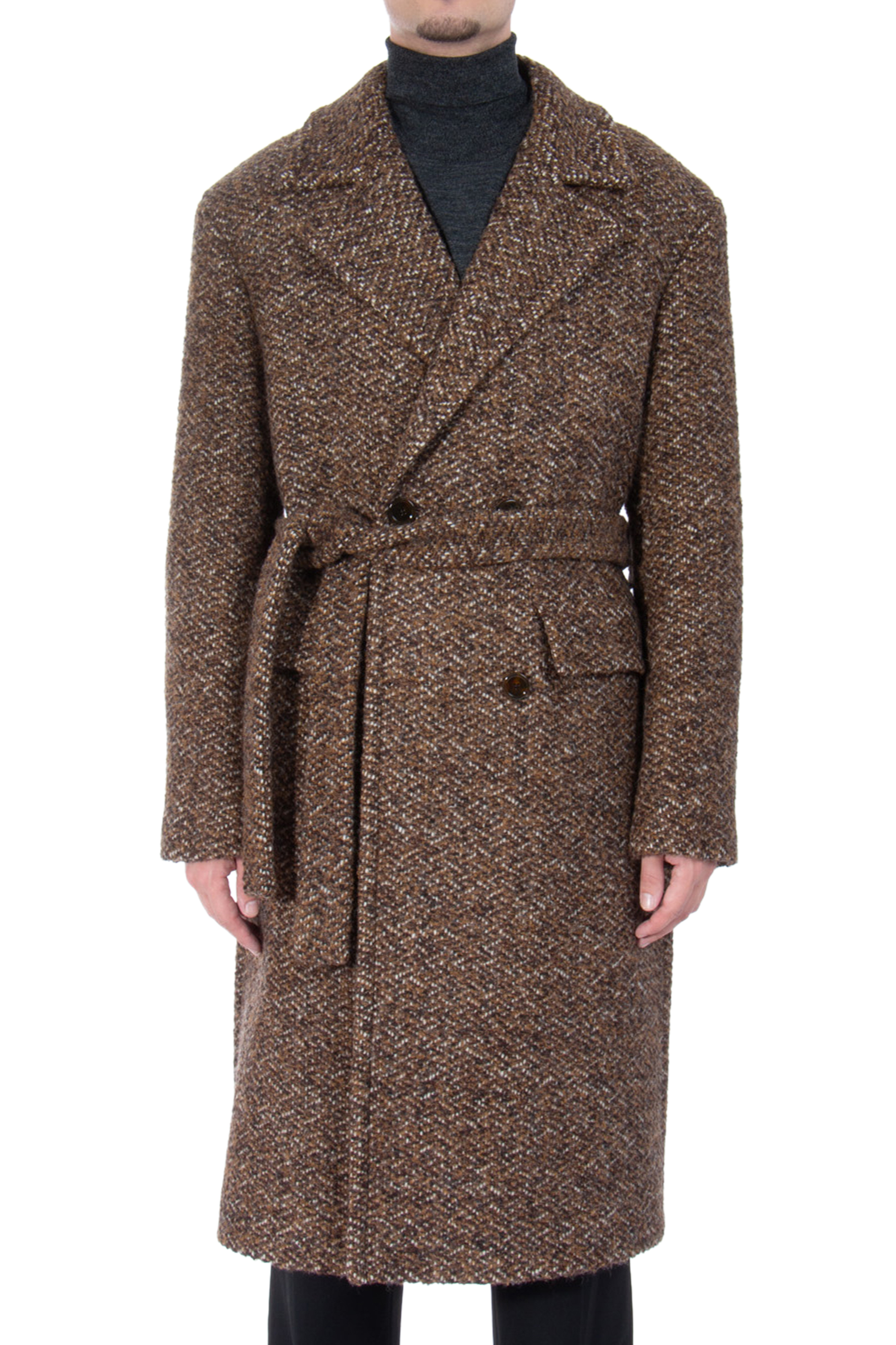 ETRO Virgin Wool Blend Tweed Coat ETRO Virgin Wool Blend Tweed Coat