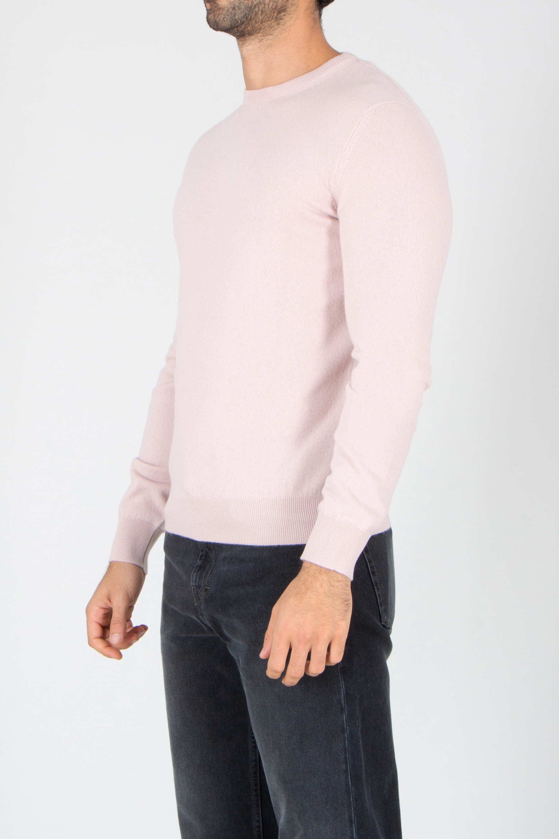 Langarm, Pullover, Jeanshose, Mann, Person