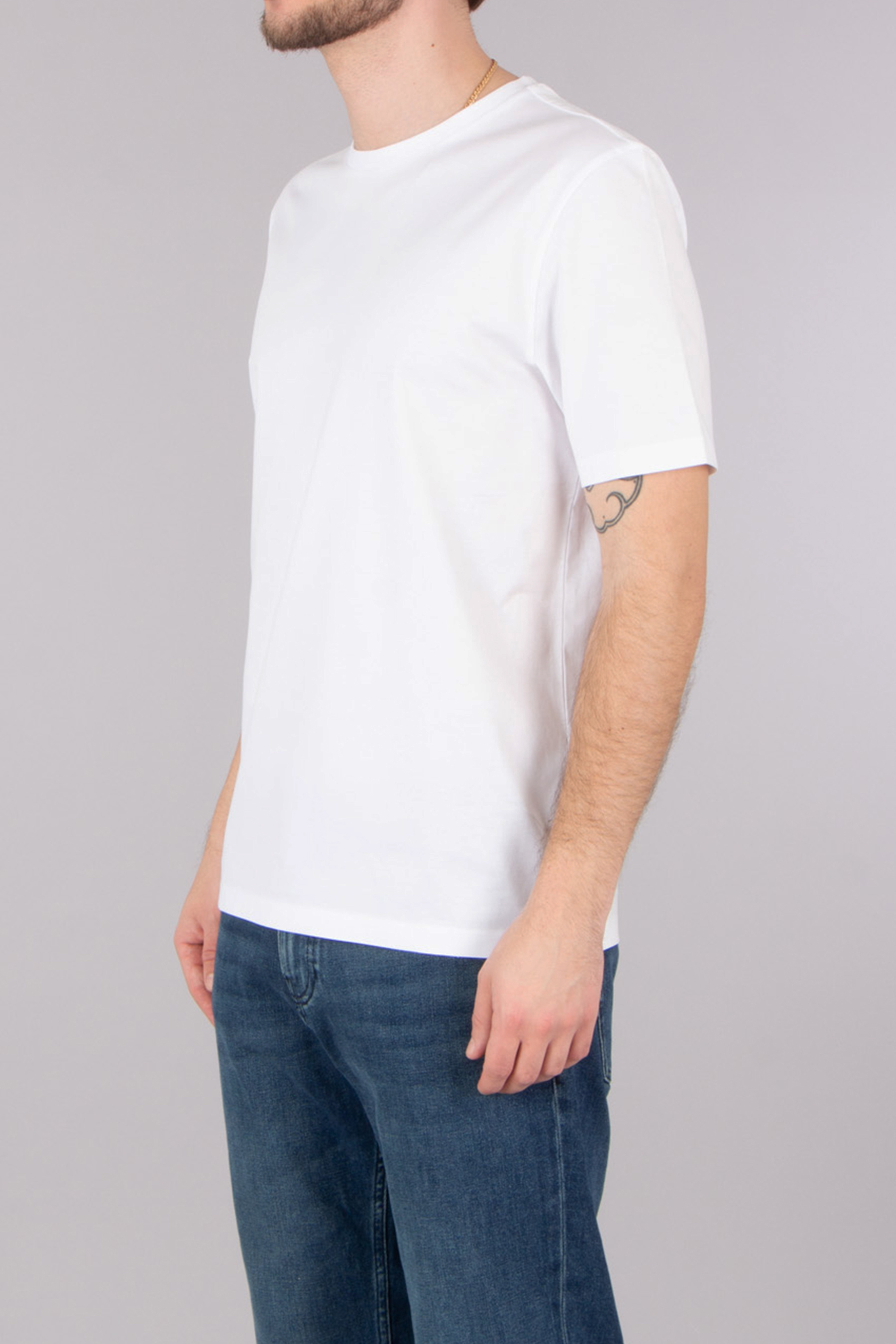 HUGO Slim Fit Mercerized Cotton T-Shirt Dimerstee T-shirt, Jeanshose, Erwachsener, Mann, Person
