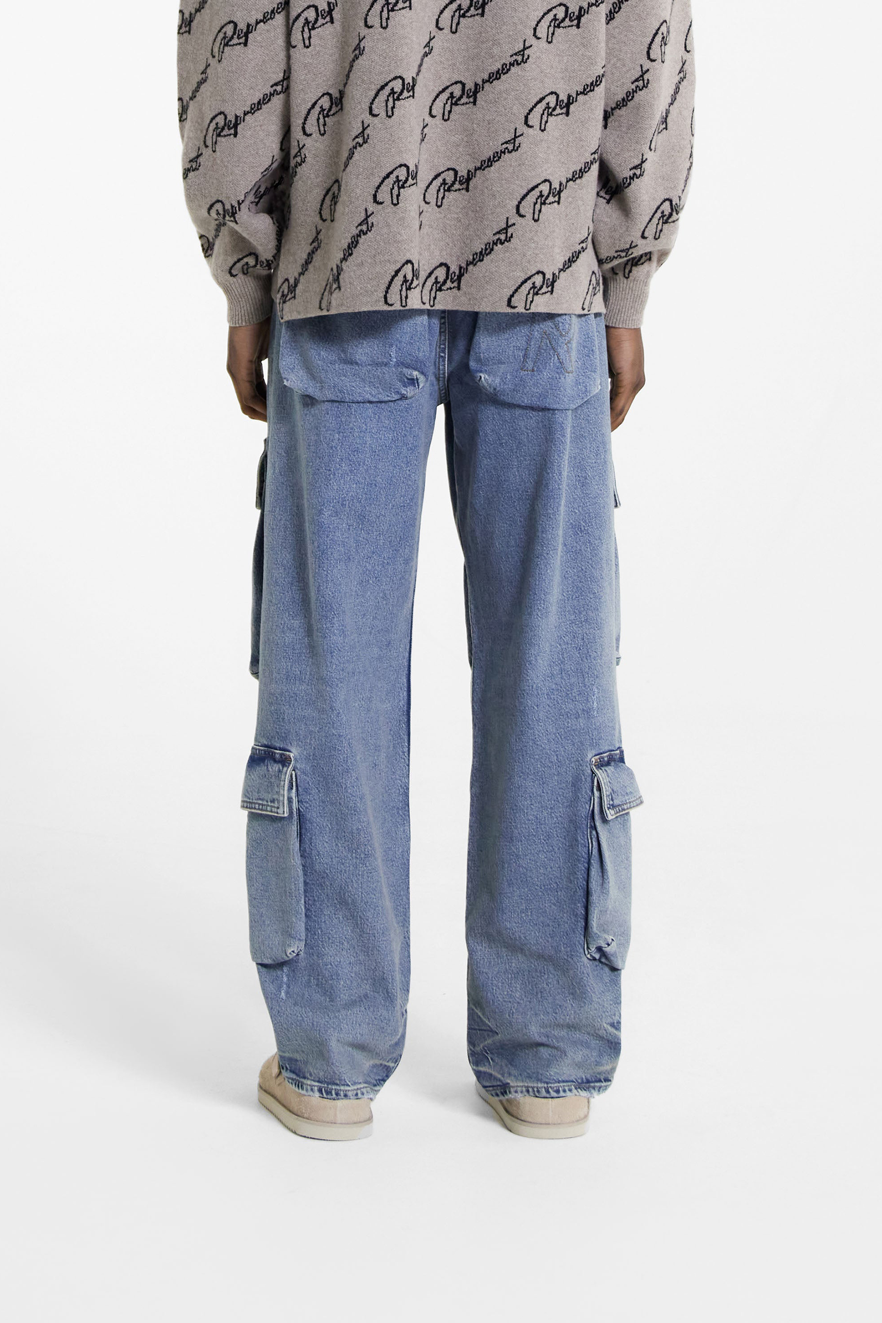 REPRESENT Cotton Jeans R3Ca Cargo Denim REPRESENT Cotton Jeans R3Ca Cargo Denim