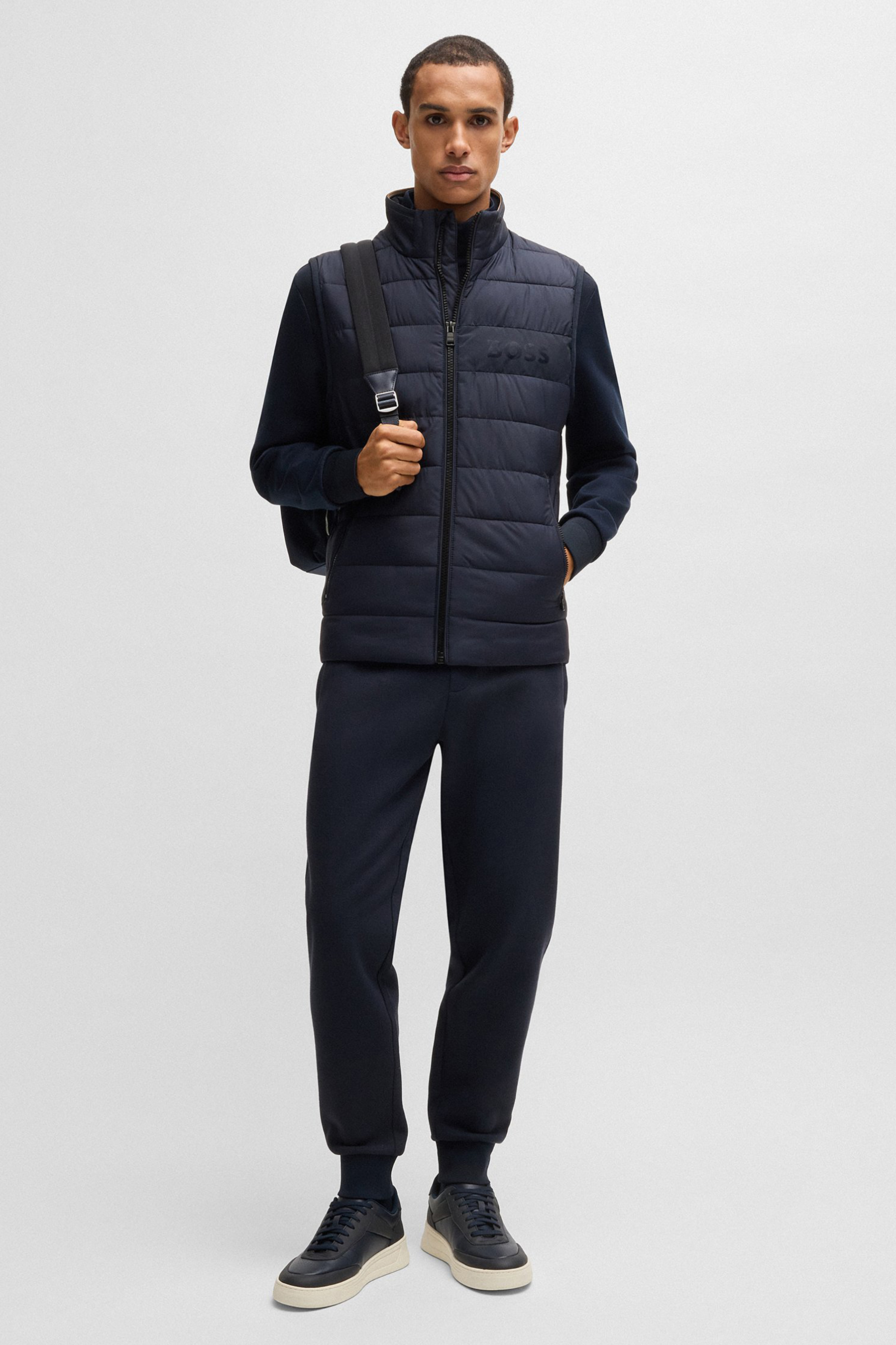 BOSS Regular Fit Recycled Polyester Gilet H-Cenito