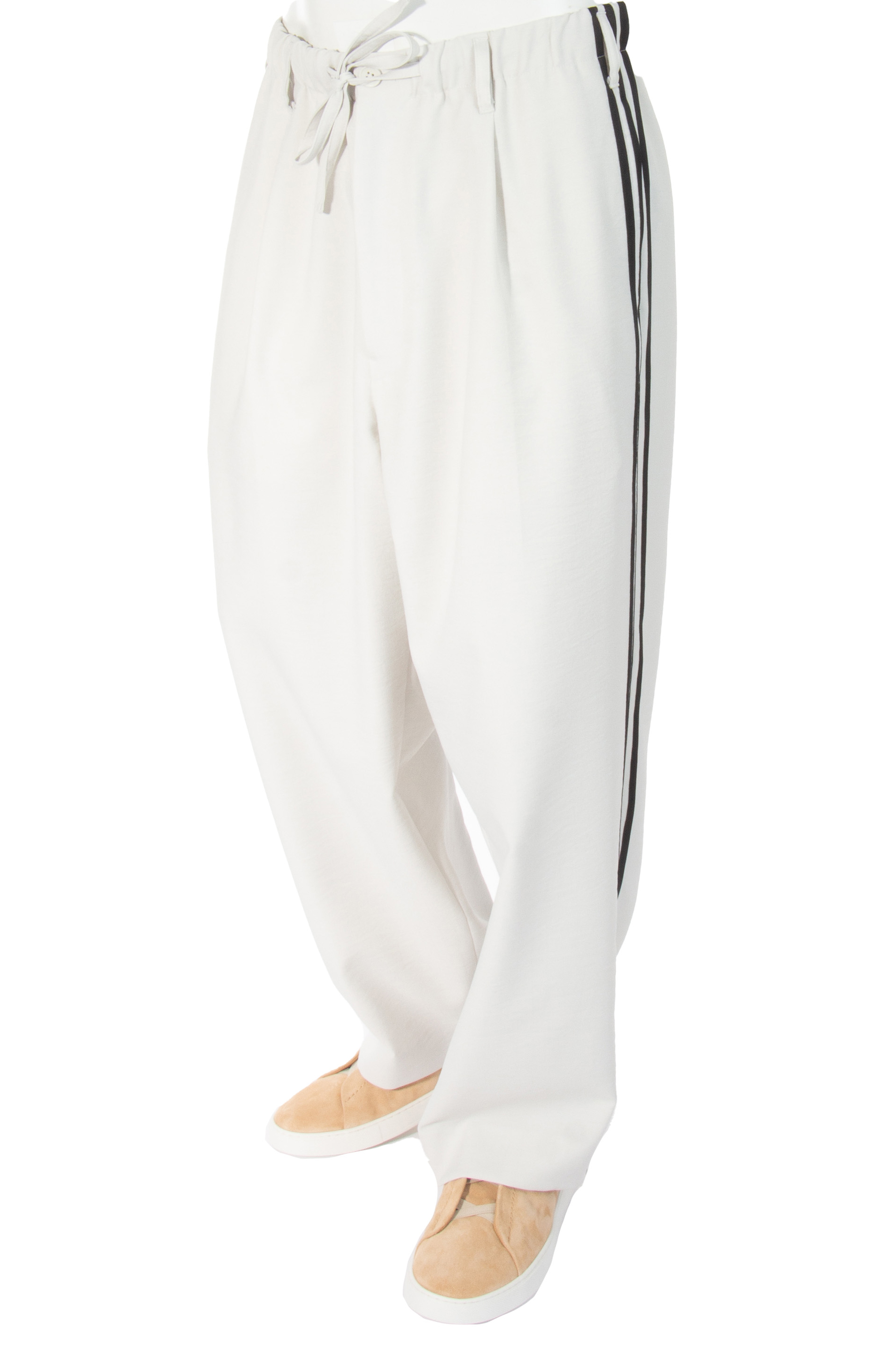 Y-3 Straight Leg Uniform 3 Stripe Pants