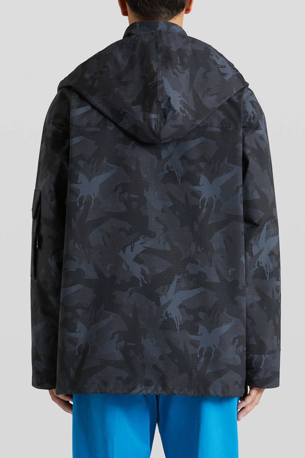 ETRO Pegaso Camouflying Print Ripstop Jacket