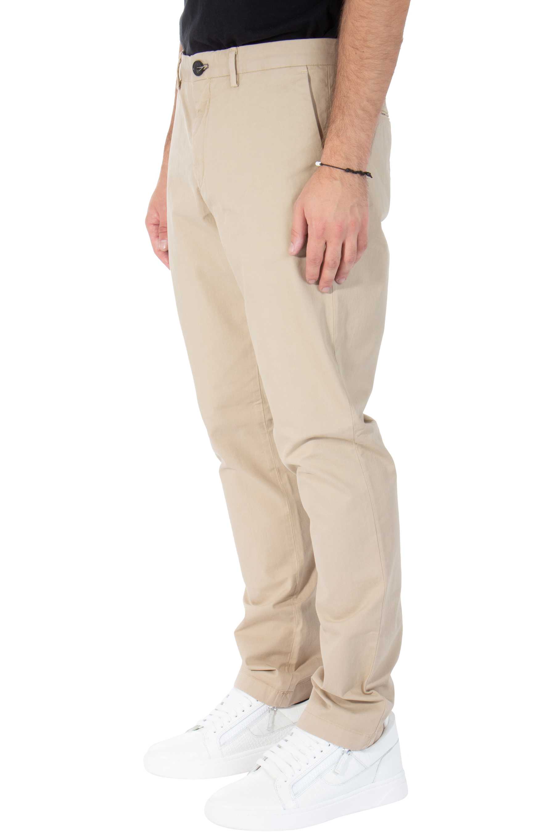 PAUL SMITH Mid-Fit Organic Cotton Chino Pants