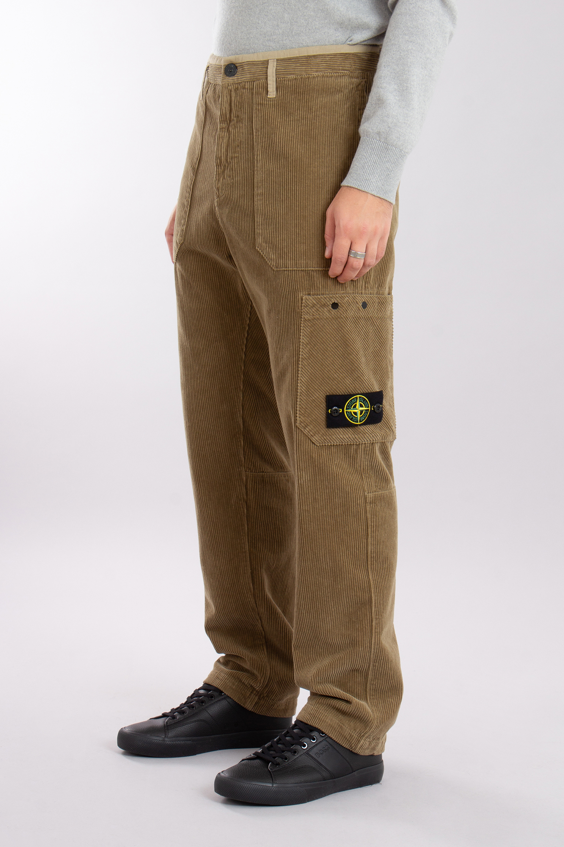 STONE ISLAND Organic Cotton Corduroy 800 Cargo Pants STONE ISLAND Organic Cotton Corduroy 800 Cargo Pants