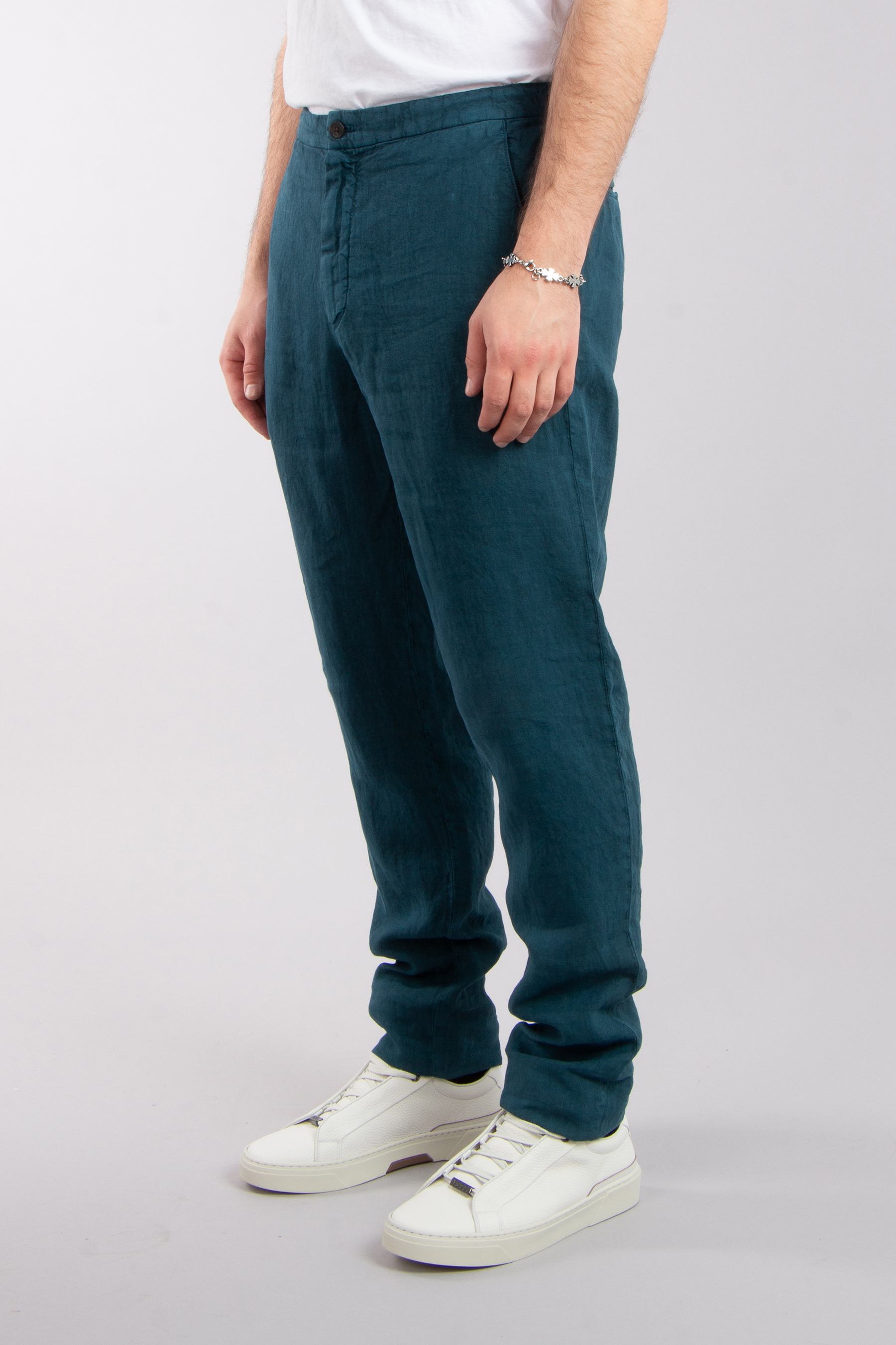 BOGLIOLI Regular Fit Linen Pants