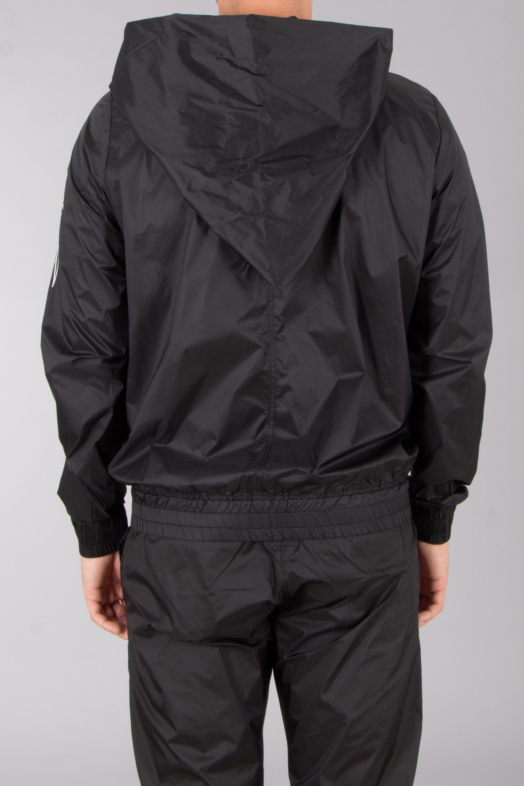 RICK OWENS DRKSHDW X Champion Recycled Nylon Zip-Up Mountain Hoodie RICK OWENS DRKSHDW X Champion Recycled Nylon Zip-Up Mountain Hoodie