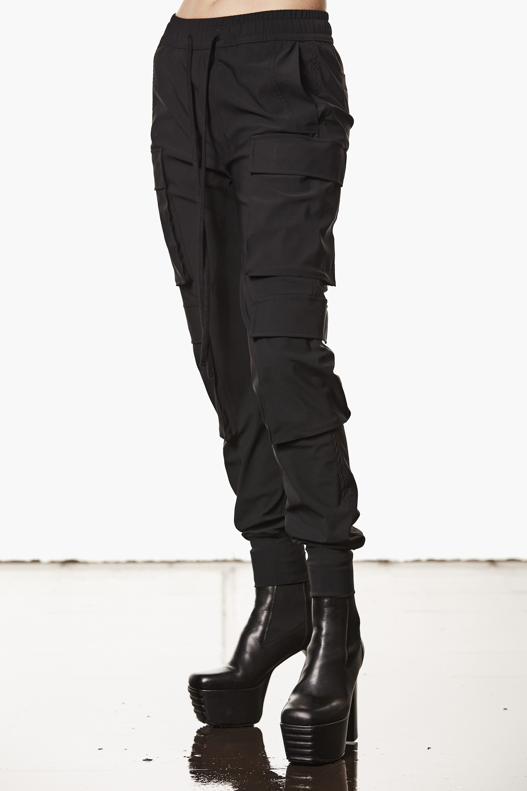 THOM KROM Slim Fit Techno Stretch Cargo Pants Bekleidung, Hosen, Schuhwerk, Schuh, Hoher Absatz