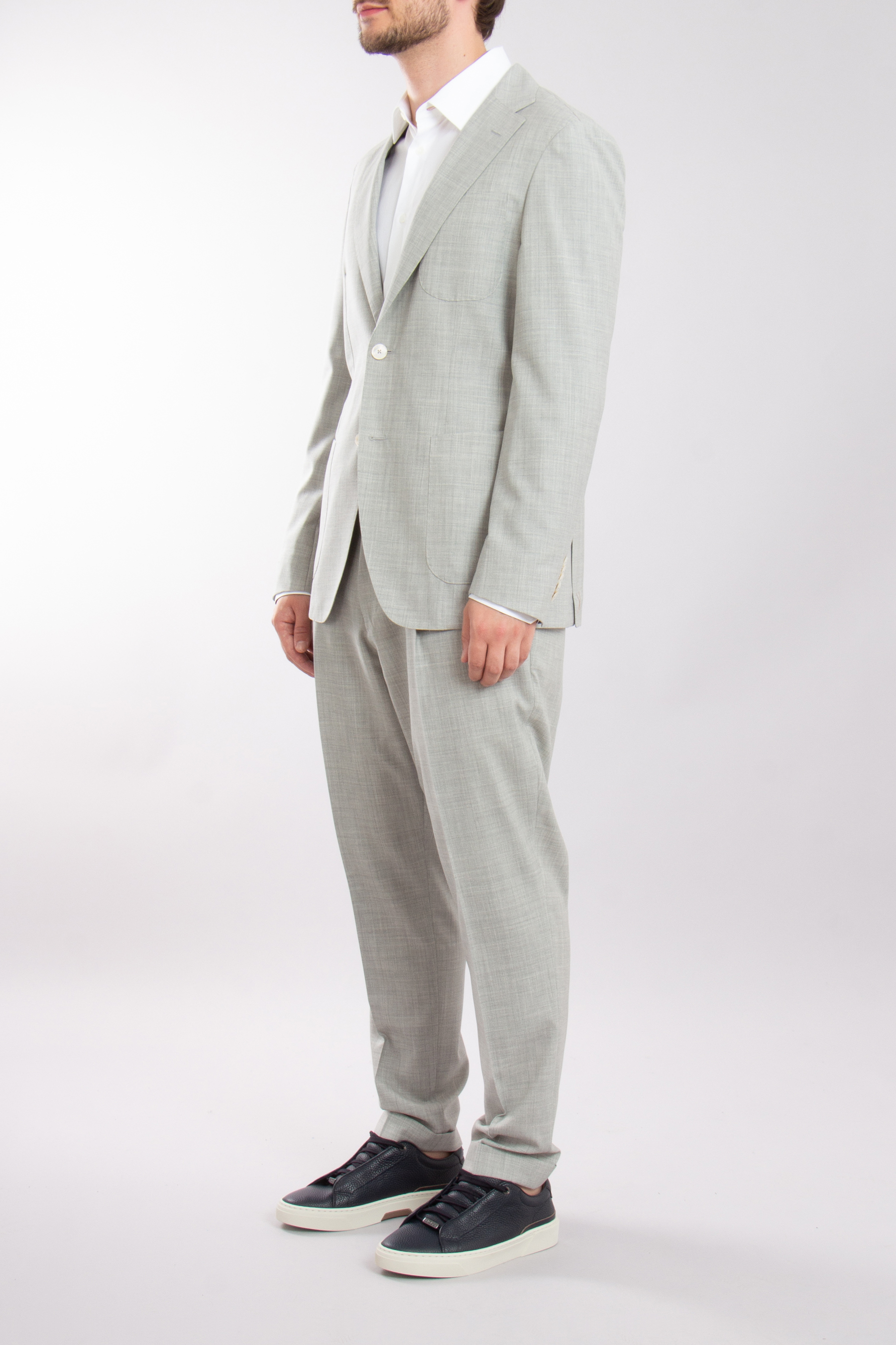 BOSS Slim Fit Virgin Wool-Silk Suit L-Heston BOSS Slim Fit Virgin Wool-Silk Suit L-Heston