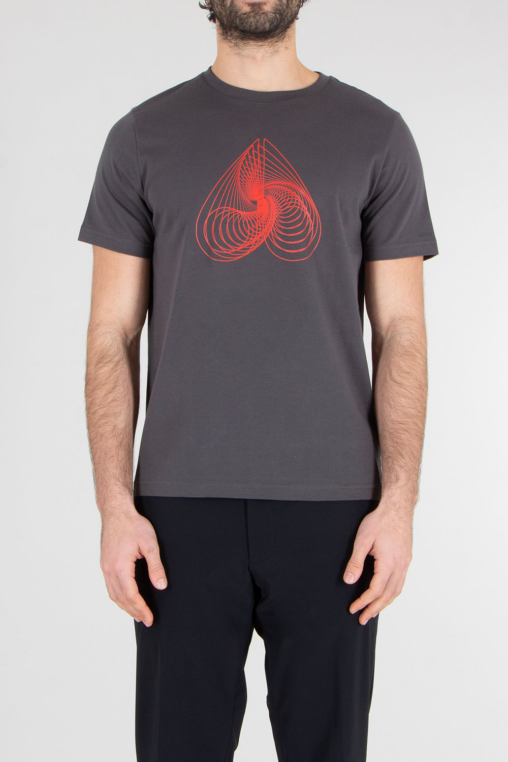 MOOSE KNUCKLES Regular Fit Logo Graphic Print Pima Cotton Jersey T-Shirt Eclipso