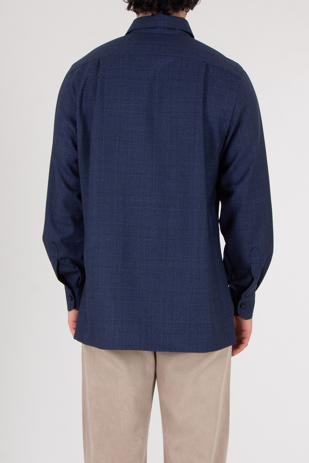 KITON Relaxed Fit Virgin Wool Overshirt