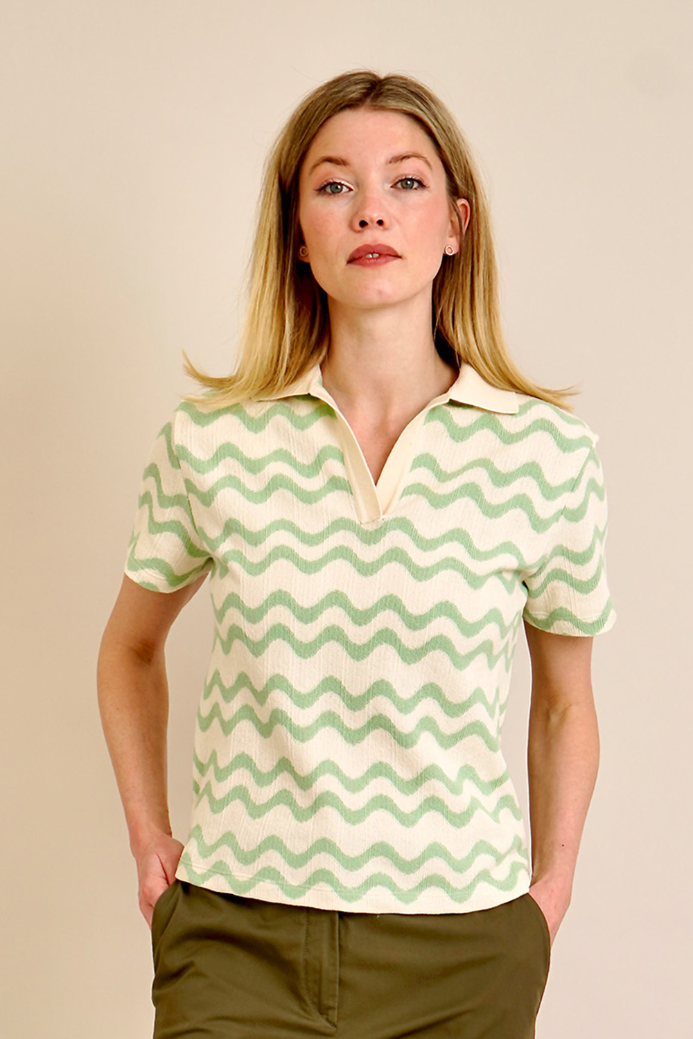 MC2 SAINT BARTH Striped Knitted Polo Lala Rachel