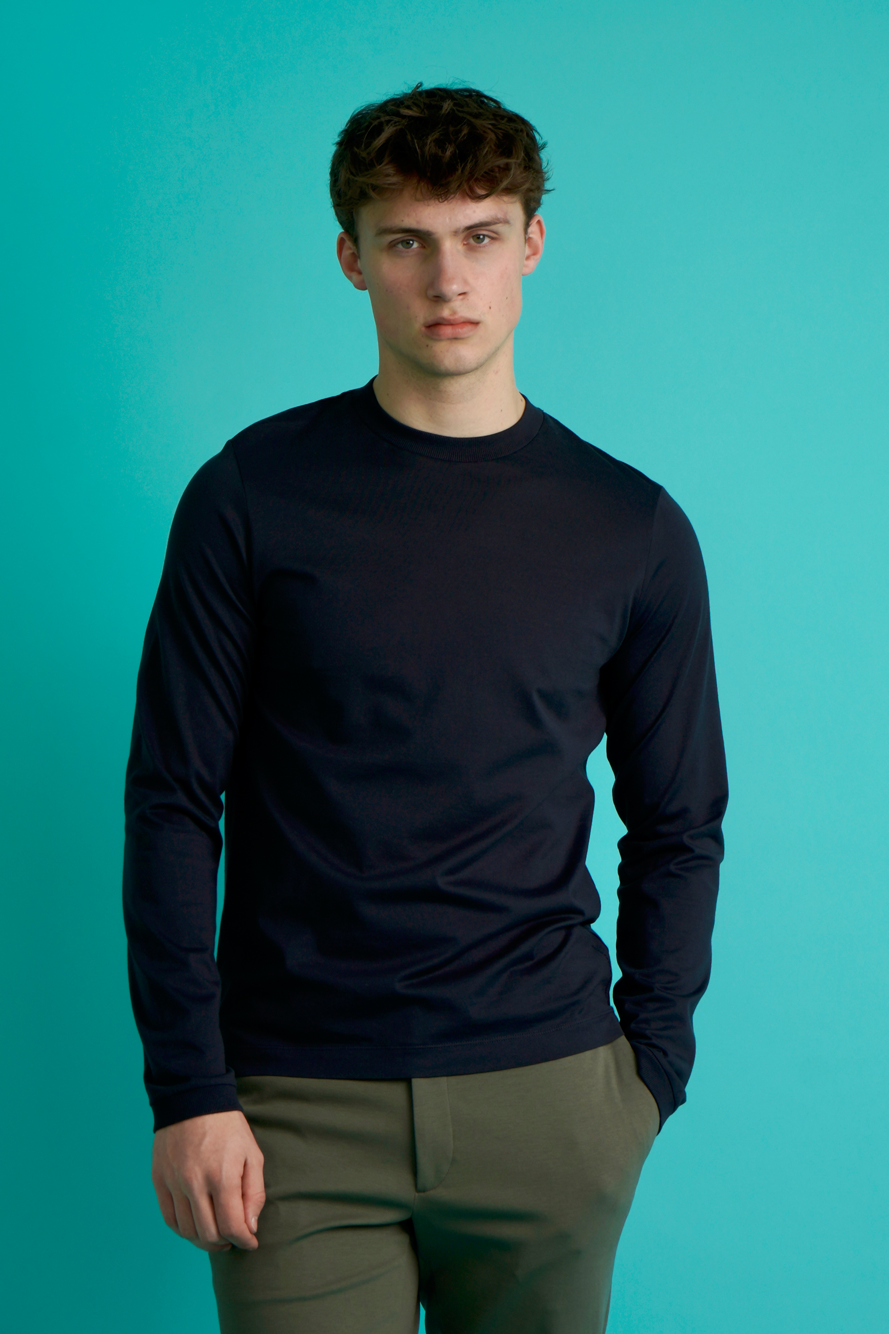 Langarm, Ärmel, Pullover, Mann, Person