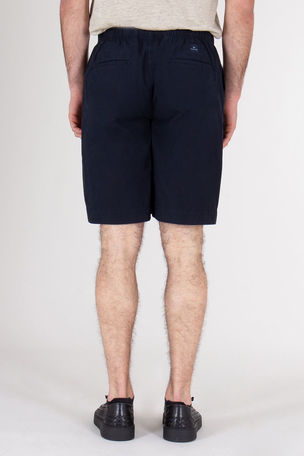 PAUL SMITH Regular Fit Organic Cotton Drawcord Shorts
