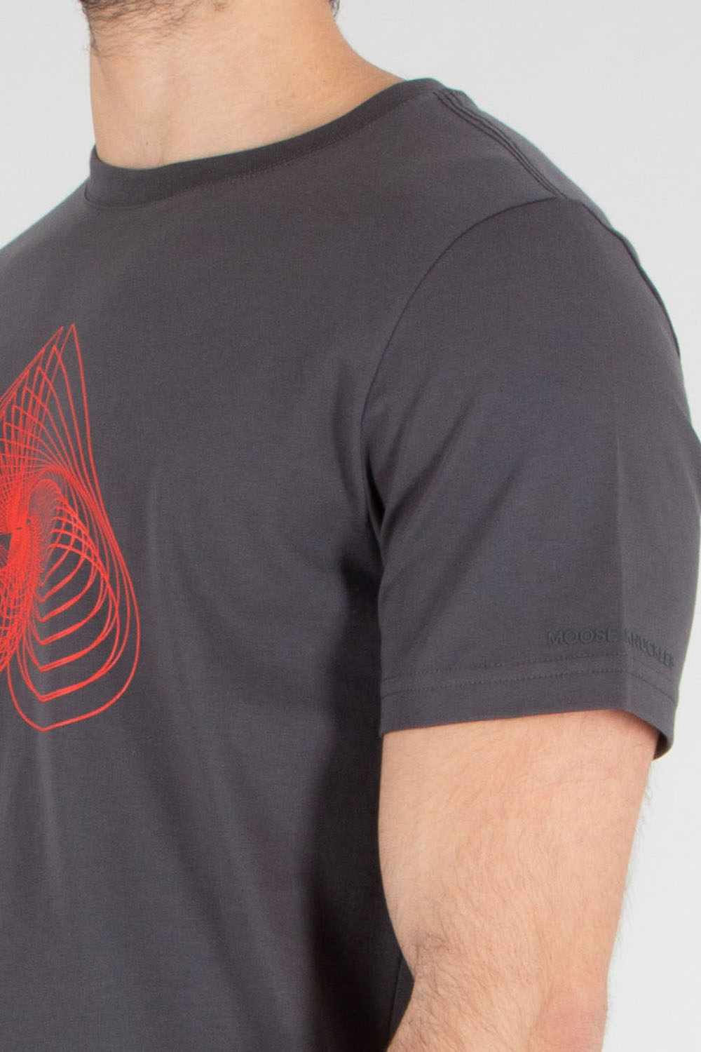 MOOSE KNUCKLES Regular Fit Logo Graphic Print Pima Cotton Jersey T-Shirt Eclipso