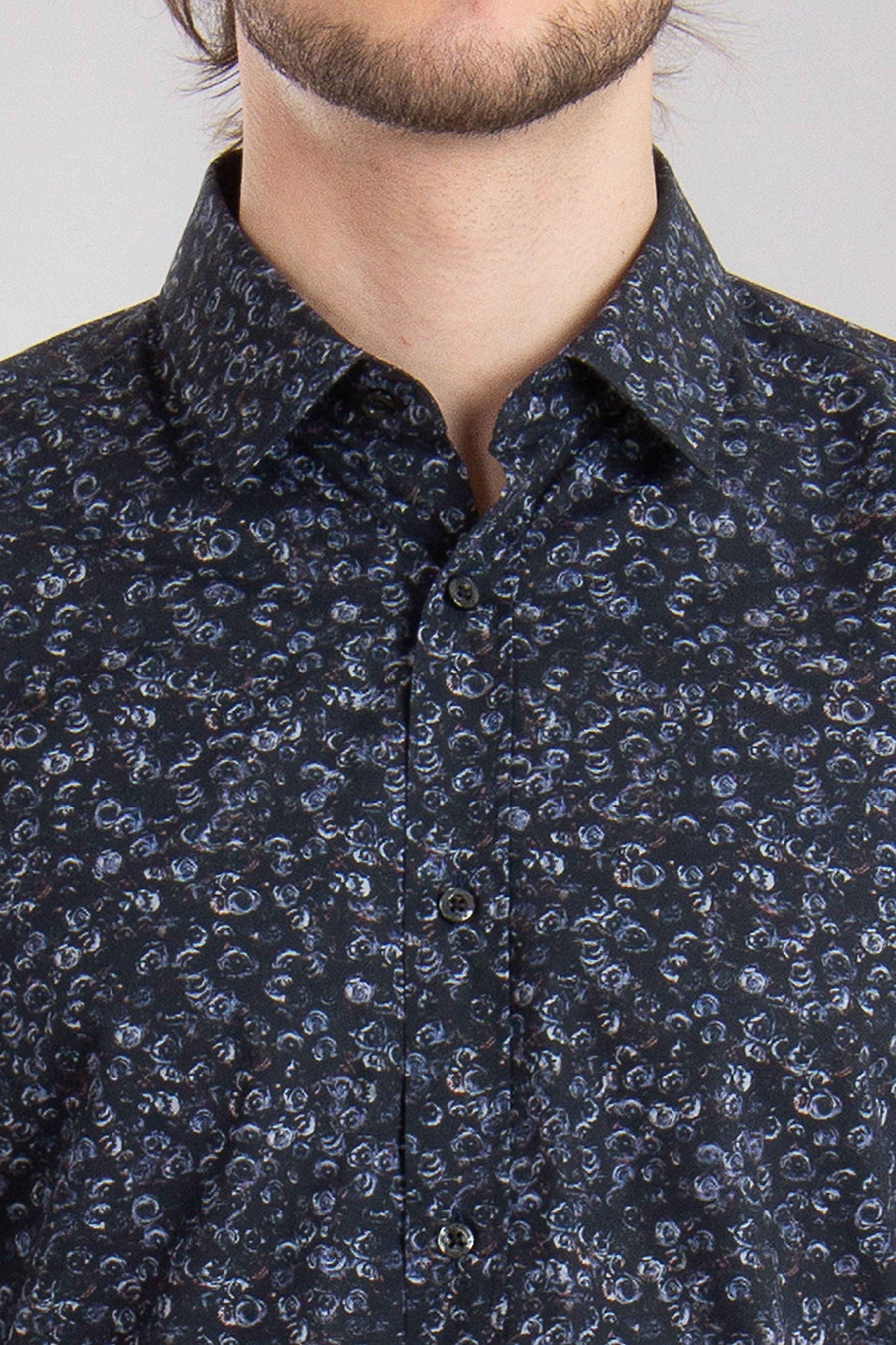HUGO Extra Slim Fit Patterned Cotton Shirt Elisha HUGO Extra Slim Fit Patterned Cotton Shirt Elisha