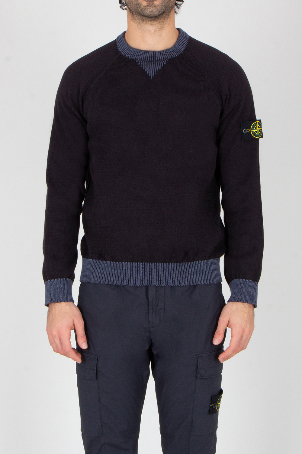 Langarm, Pullover, Sweatshirt, Mann, Person