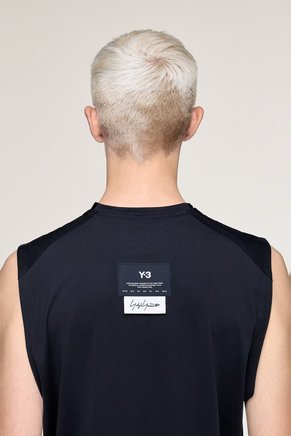 Y-3 Regular Fit Performance Stretch Running Tank Top