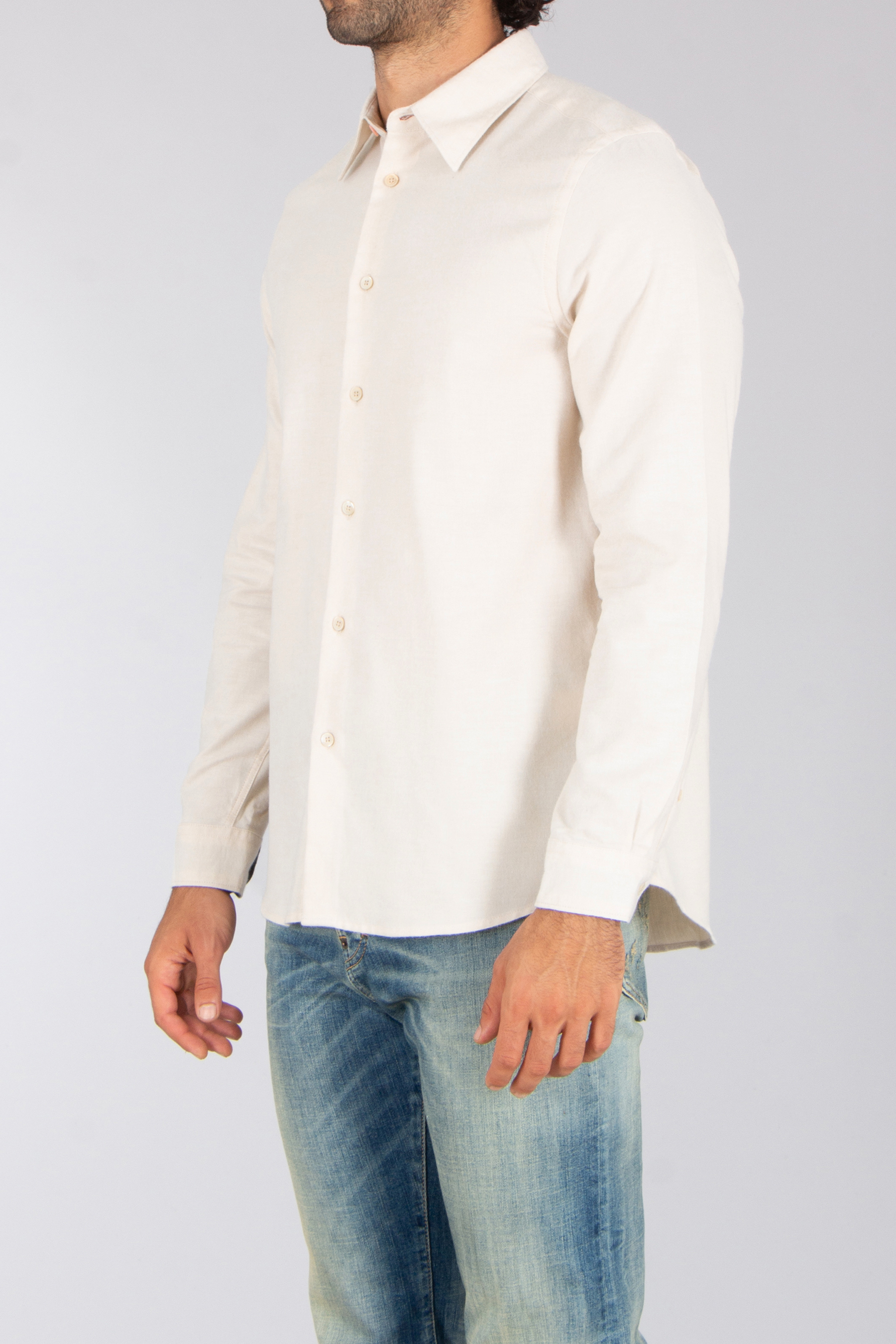 PAUL SMITH Regular Fit Cotton-Wool Blend Flannel Twill Shirt Hemd, Langarm, Kleid, Hemd, Jeans, Hosen