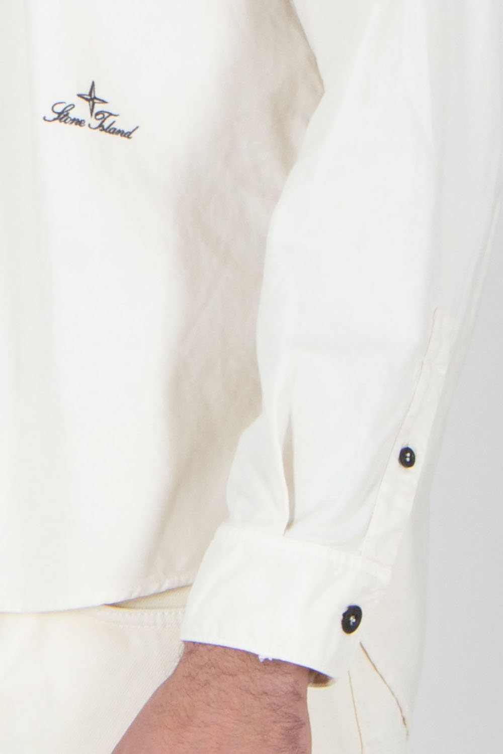 STONE ISLAND Comfort Fit Organic Cotton Oxford Button-Down Shirt