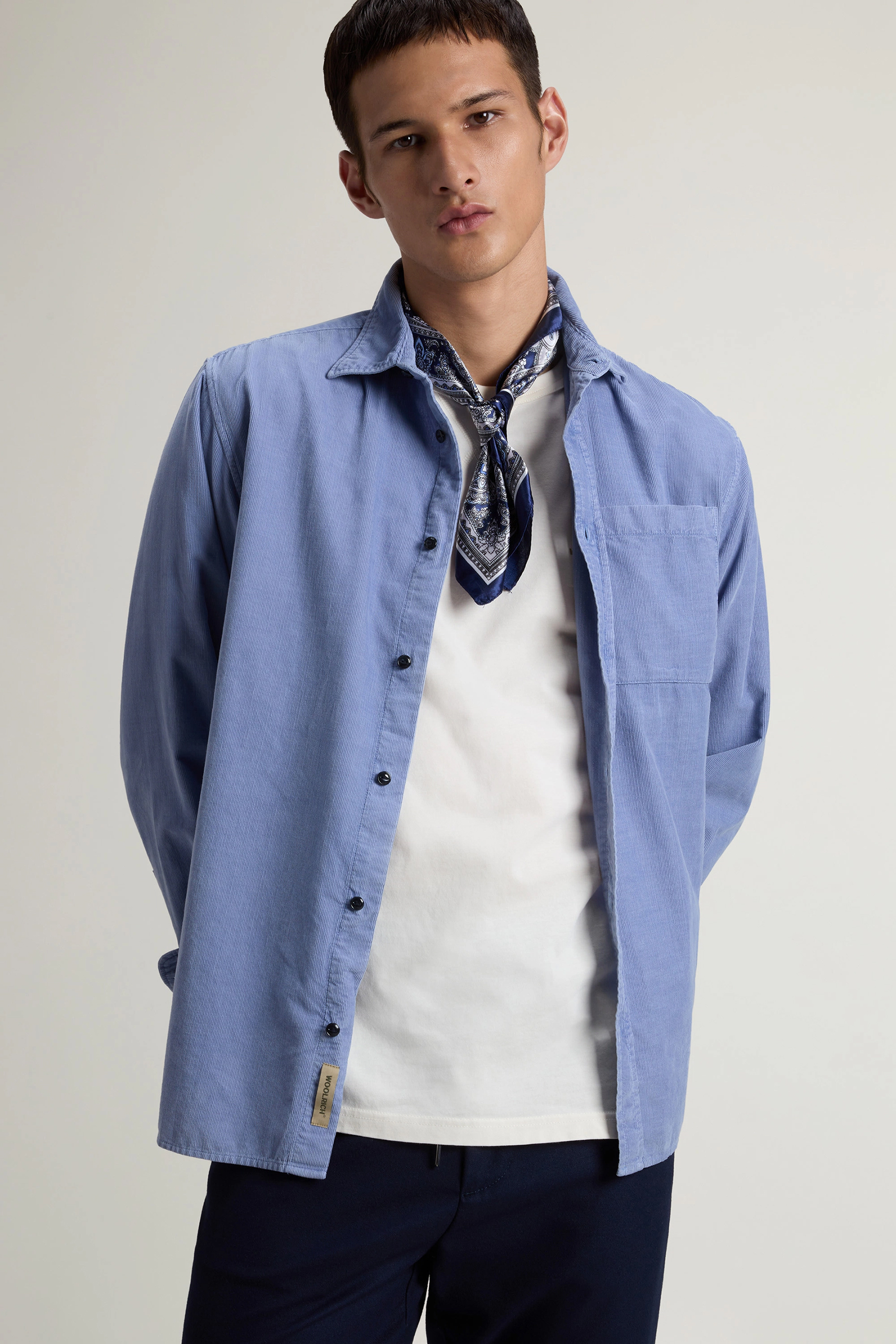 WOOLRICH Regular Fit Cotton Corduroy Shirt Mackey Mantel, Hemd, Langarm, Jacke, Blazer