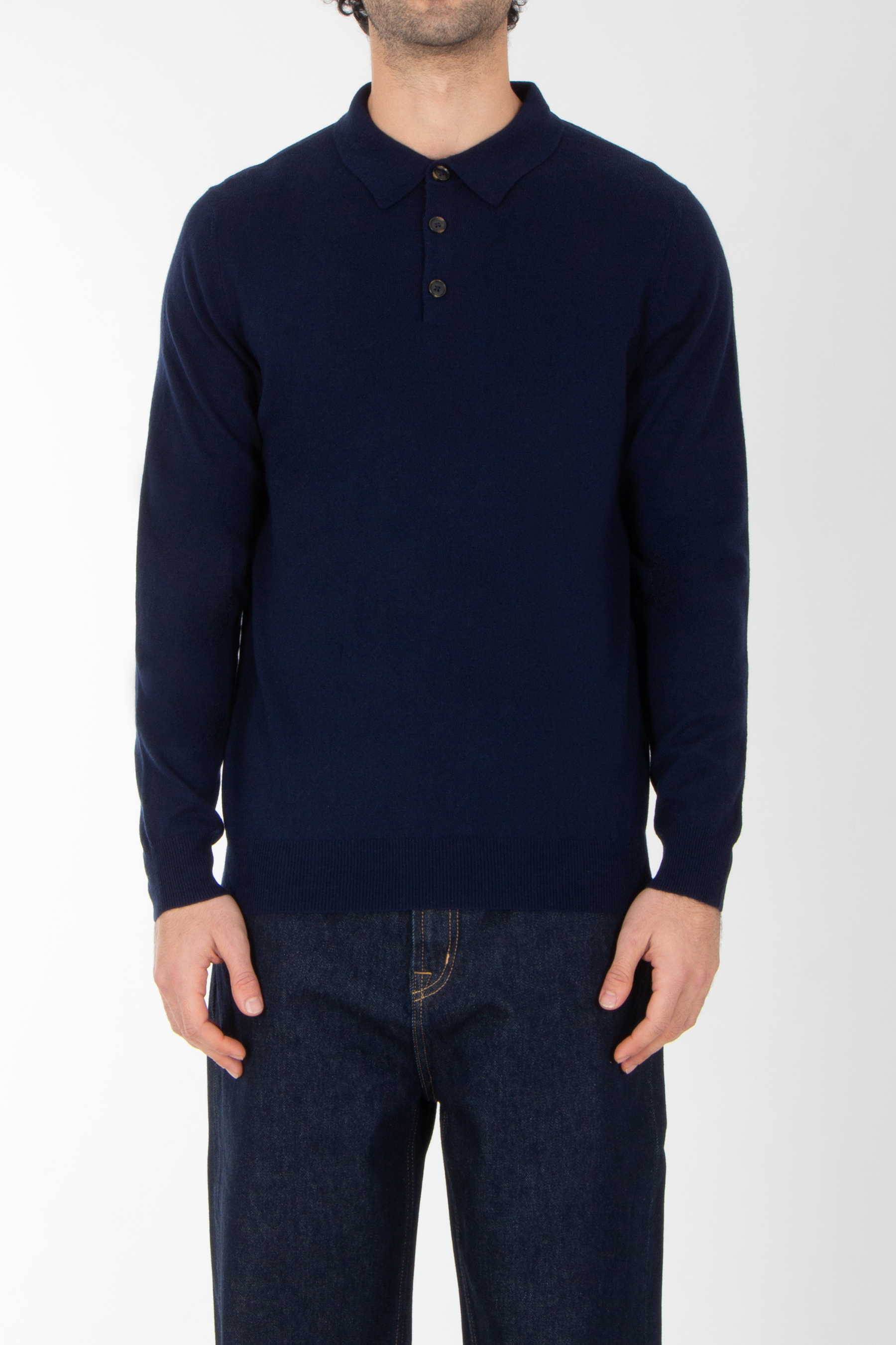 Langarm, Jeans, Hemd, Mann, Person