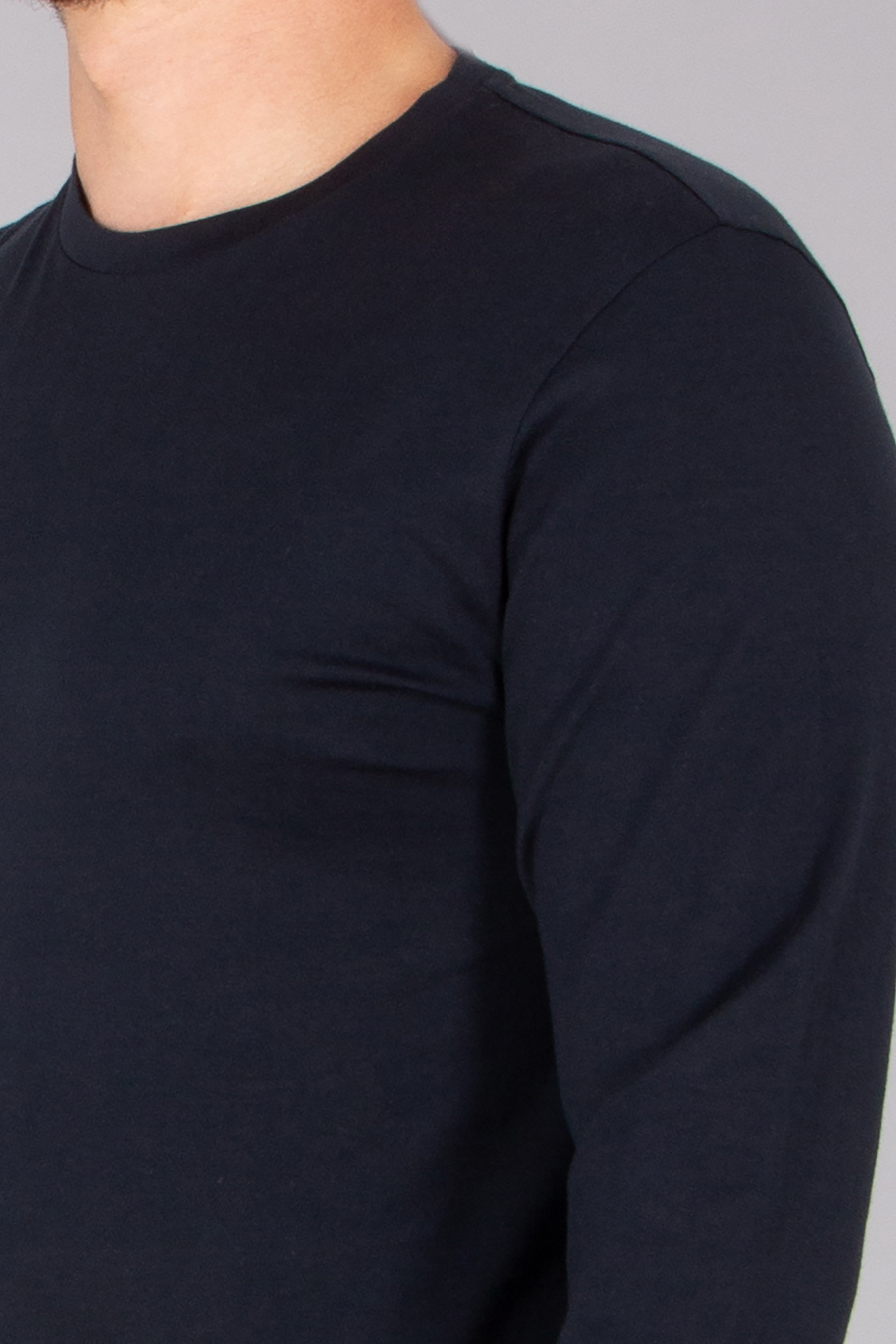 STEFAN BRANDT Regular Fit Urpima Sea Island Cotton Jersey Long-Sleeve T-Shirt Enno Langarm, Ärmel, T-shirt, Mann, Person