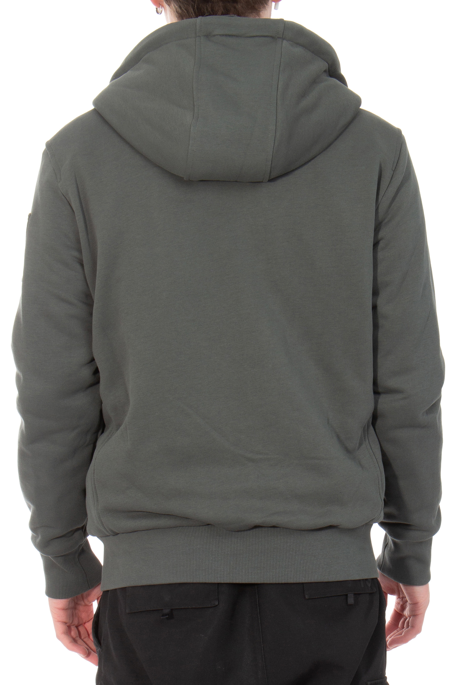 MOOSE KNUCKLES Padded Cotton Blend Zip Hoodie Classic Bunny