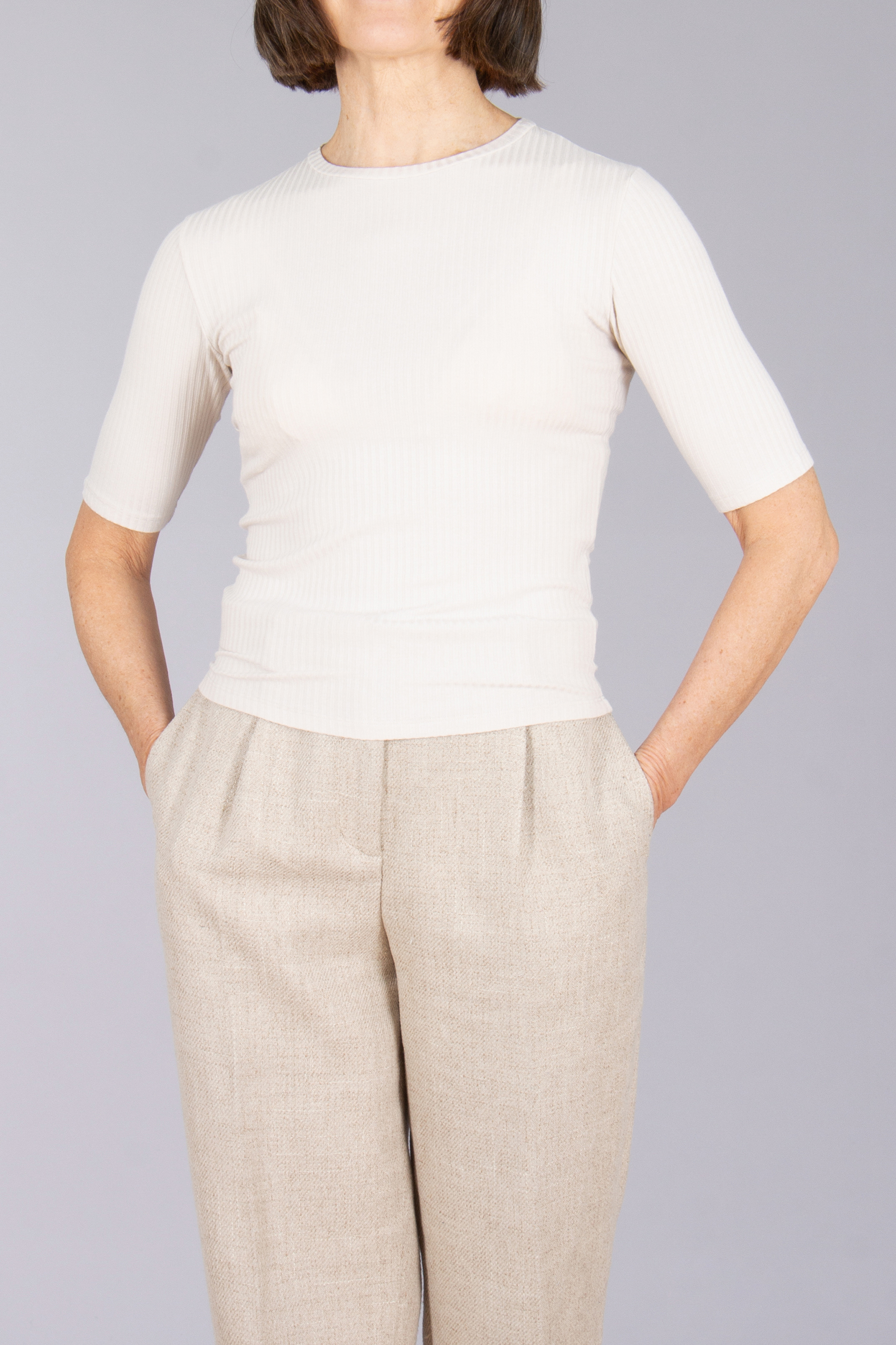 Dekoration für Zuhause, Leinen, Bluse, Hosen, Langarm