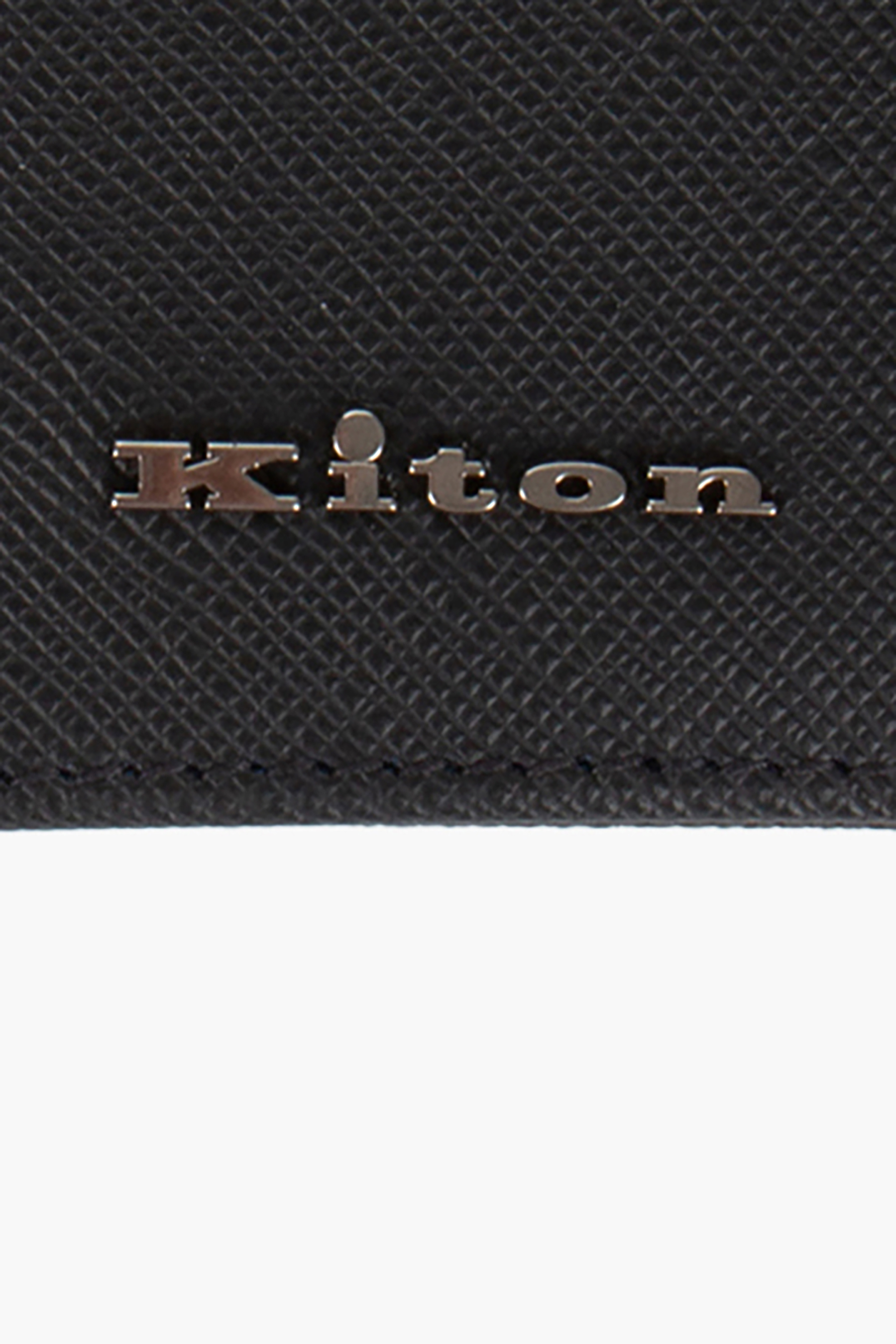 KITON Saffiano Calfskin Leather Key Holder Zubehor