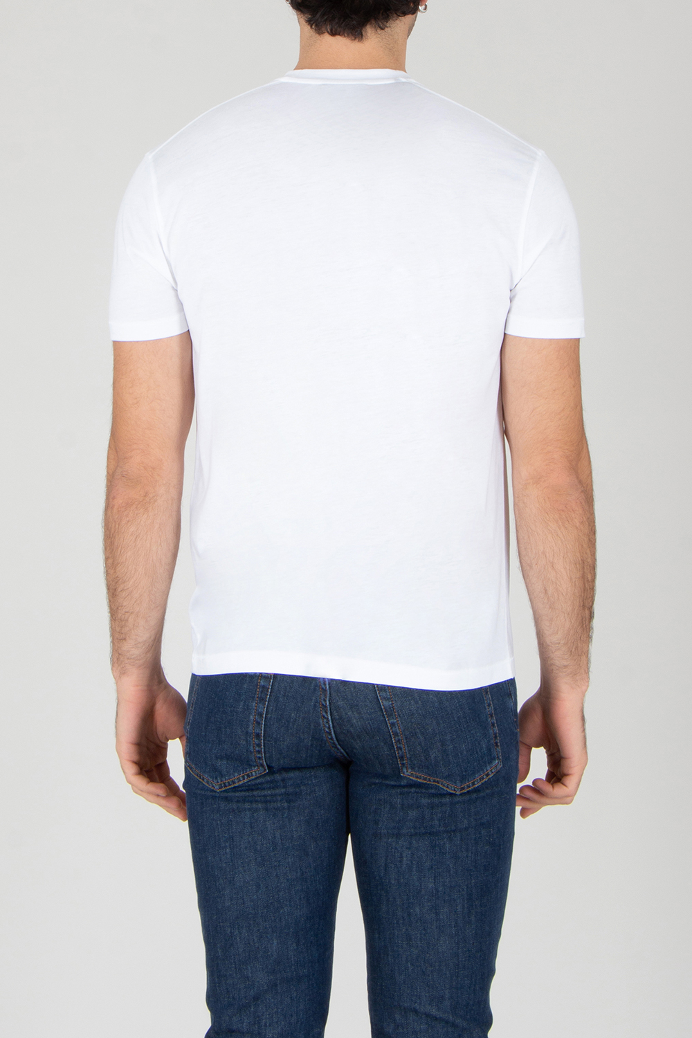 T-shirt, Jeans, Hosen, Mann, Person