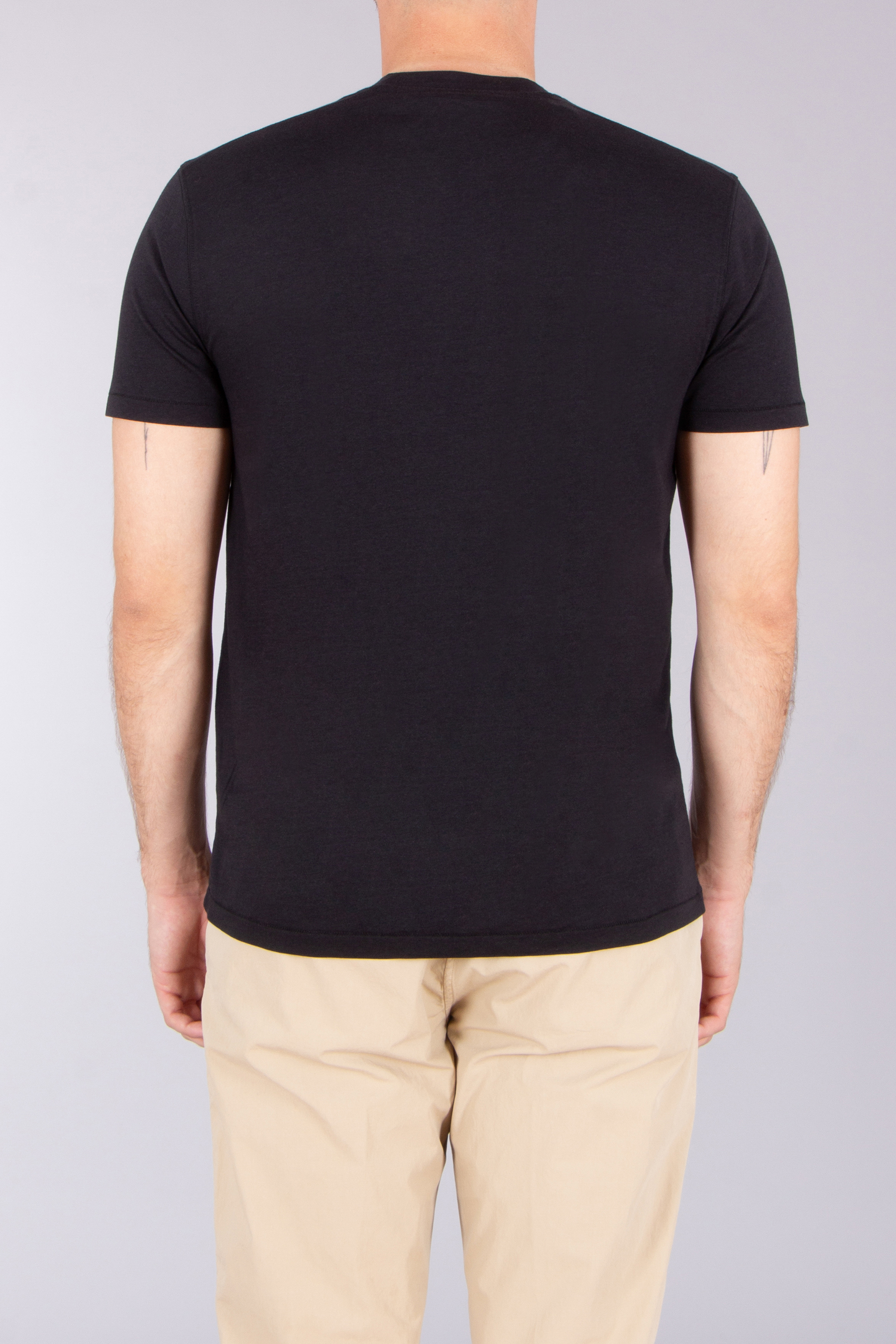 TOM FORD Regular Fit Lyocell-Cotton Jersey T-Shirt T-shirt, Erwachsener, Männlich, Mann, Person